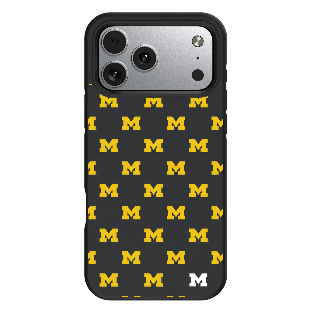 University of Michigan Wolverines Fashion Pattern Bump Phone Case for Apple iPhone 17 Series