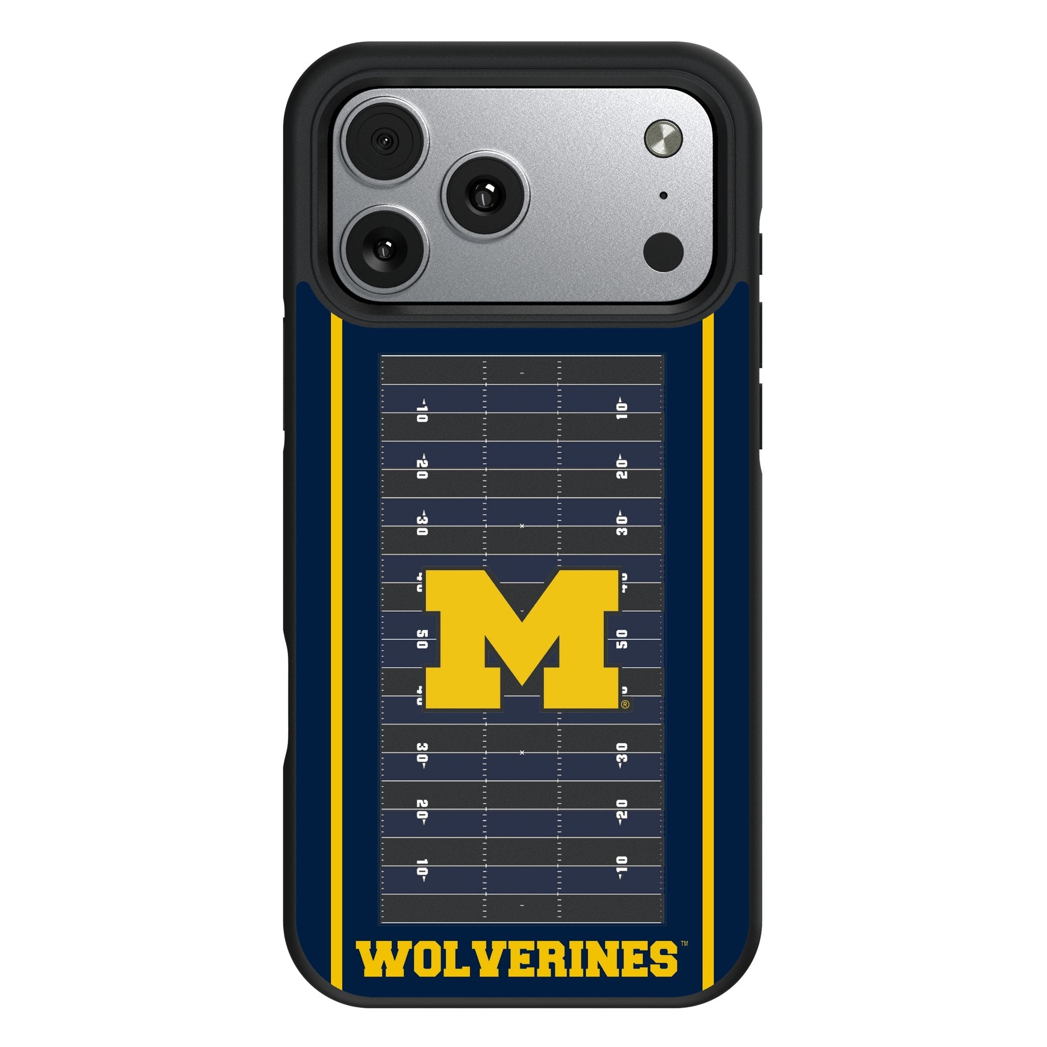 University of Michigan Wolverines Field Bump Phone Case for Apple iPhone 17 Series 1