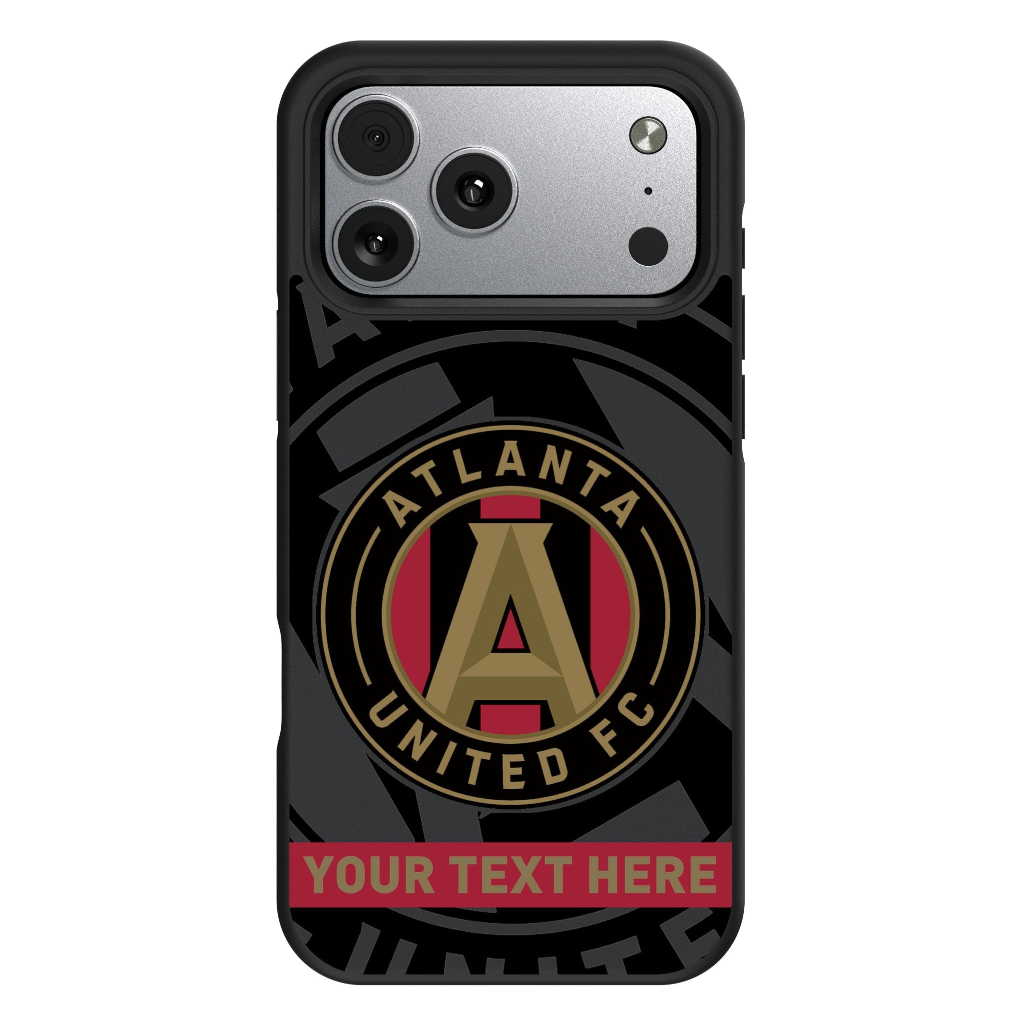 Atlanta United FC Personalized Tilt Bump Phone Case for Apple iPhone 17 Series 1