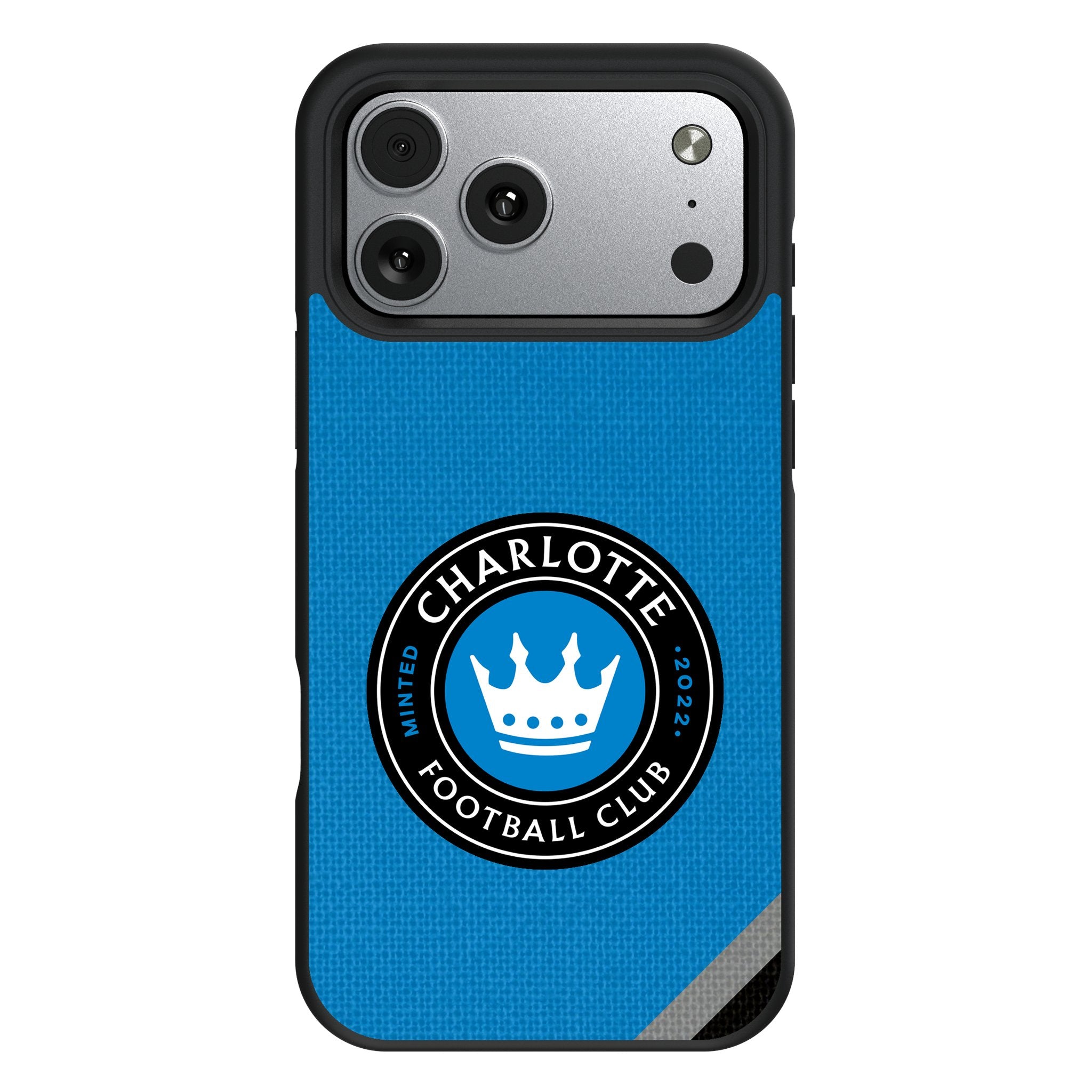 Charlotte FC Diagonal Stripe Bump Phone Case for Apple iPhone 17 Series 1