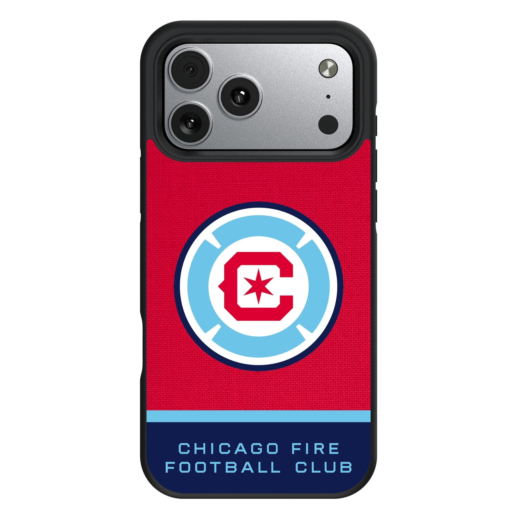 Chicago Fire Endzone Solid Bump Phone Case for Apple iPhone 17 Series