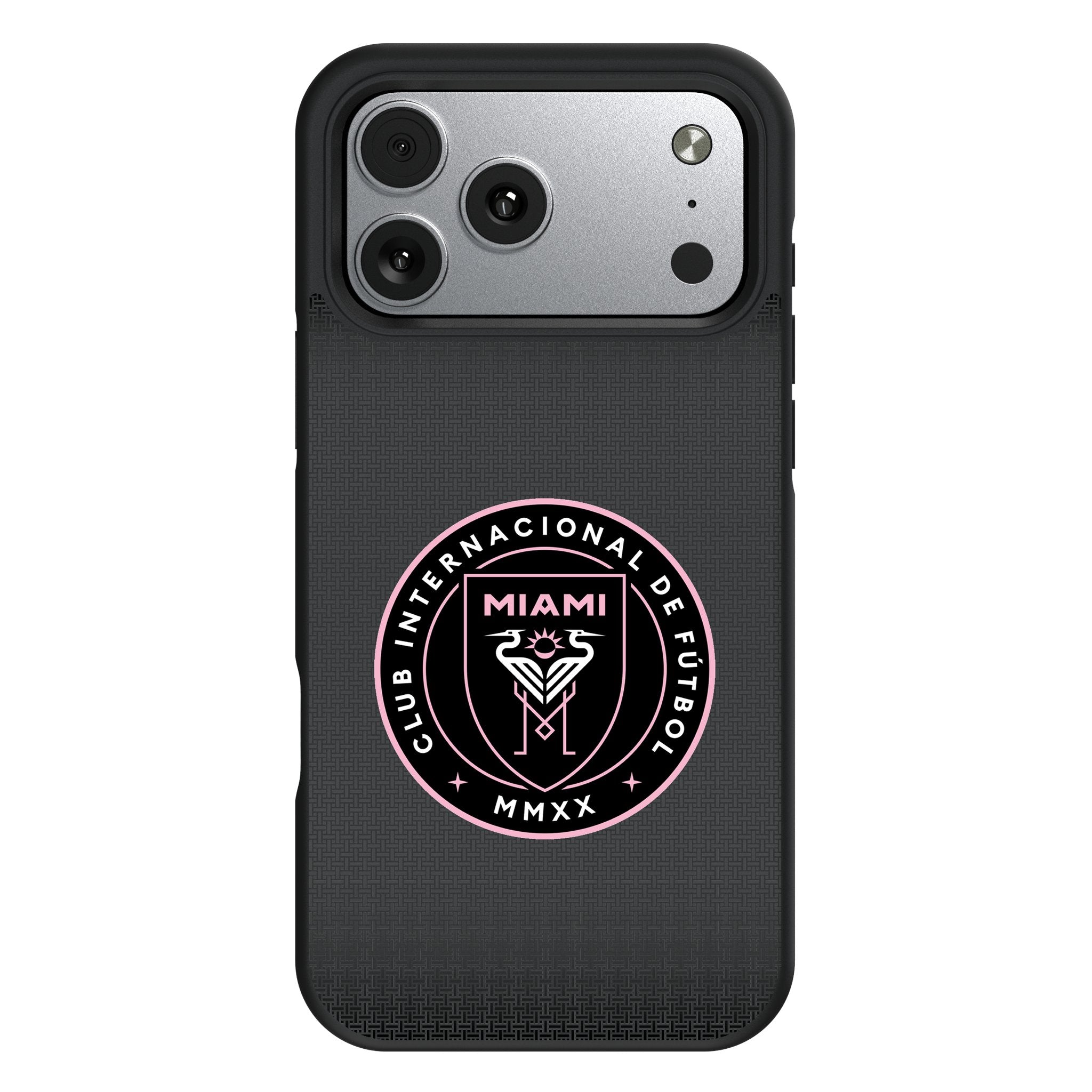 Inter Miami CF Linen Bump Phone Case for Apple iPhone 17 Series