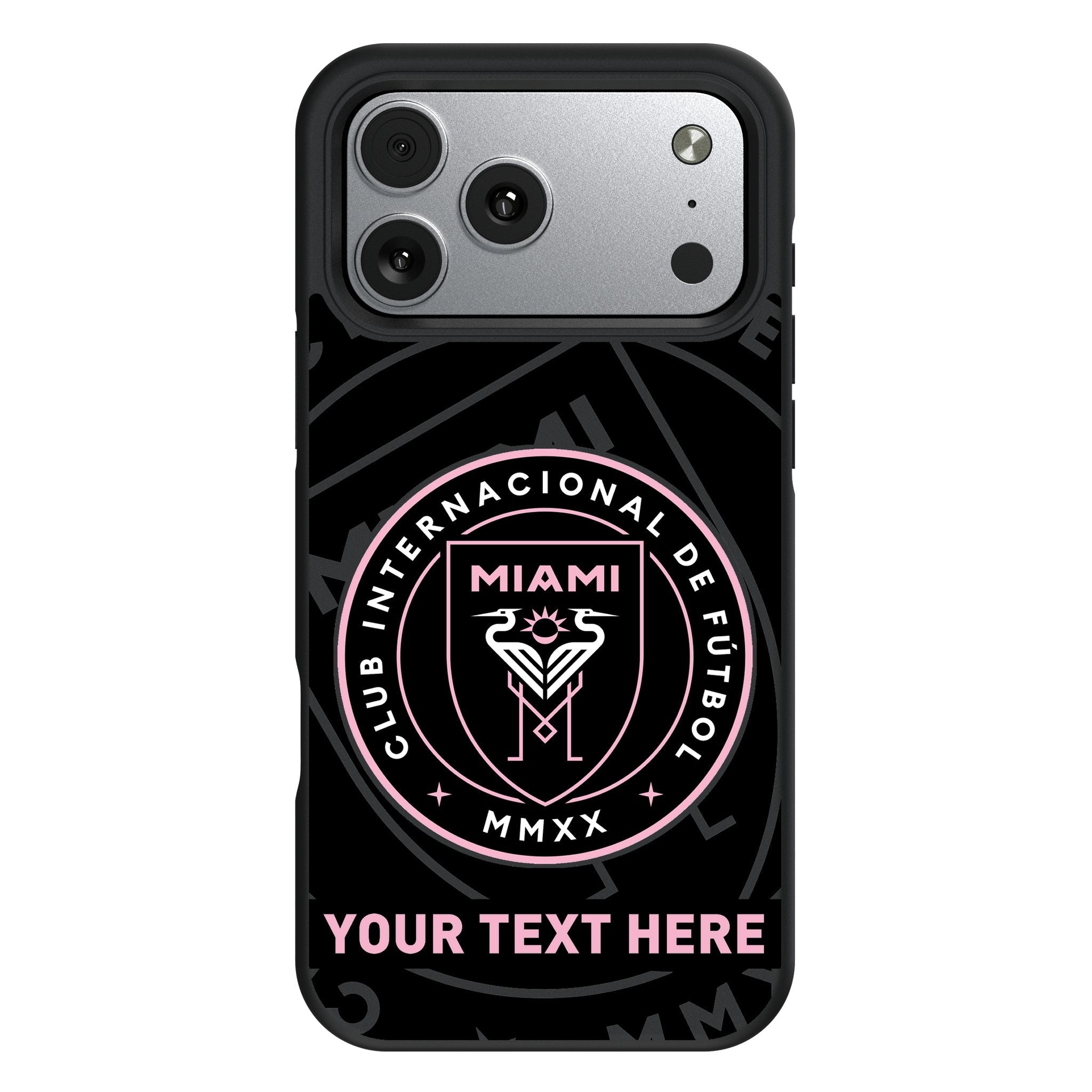 Inter Miami CF Personalized Tilt Bump Phone Case for Apple iPhone 17 Series