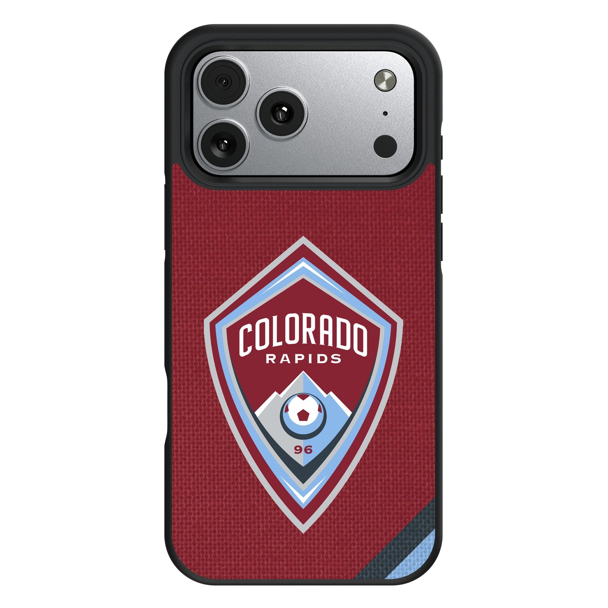 Colorado Rapids Diagonal Stripe Bump Phone Case for Apple iPhone 17 Series