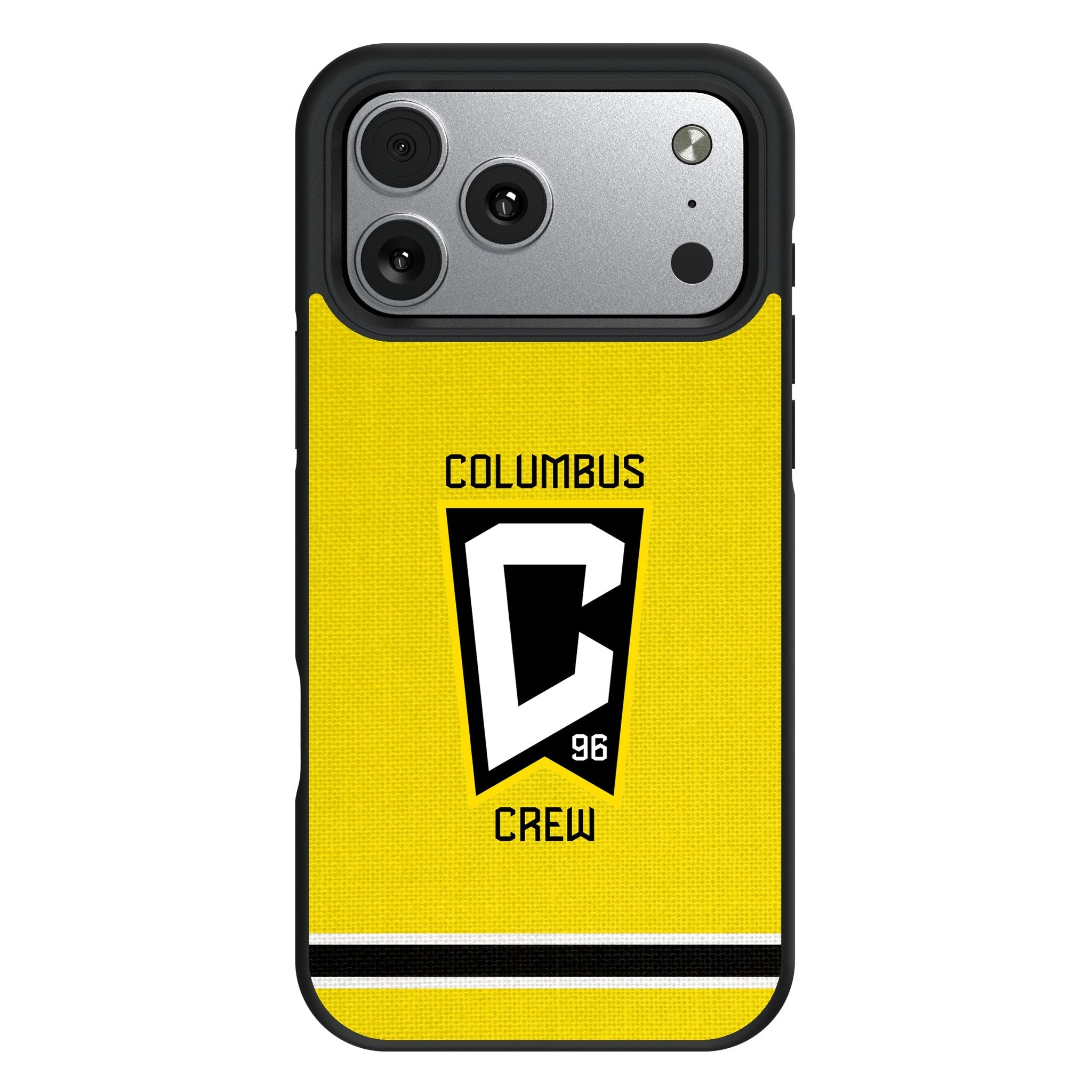 Columbus Crew Stripe Bump Phone Case for Apple iPhone 17 Series 1