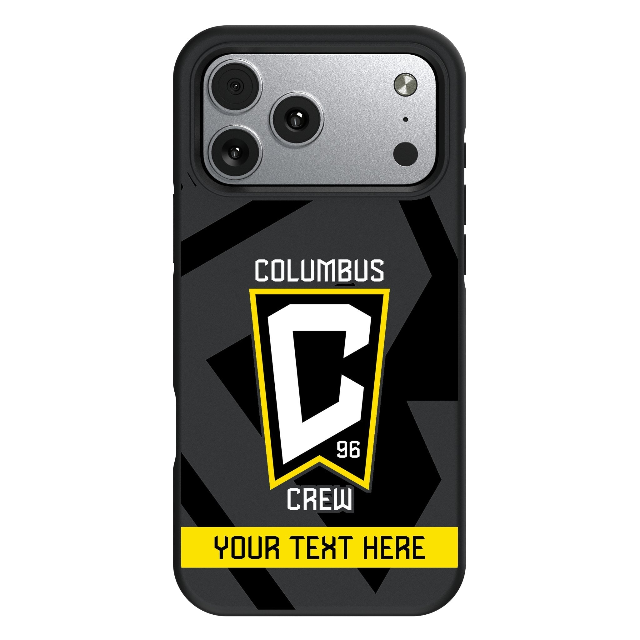 Columbus Crew Personalized Tilt Bump Phone Case for Apple iPhone 17 Series