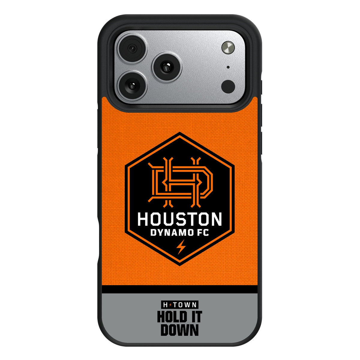 Houston Dynamo Endzone Solid Bump Phone Case for Apple iPhone 17 Series 1