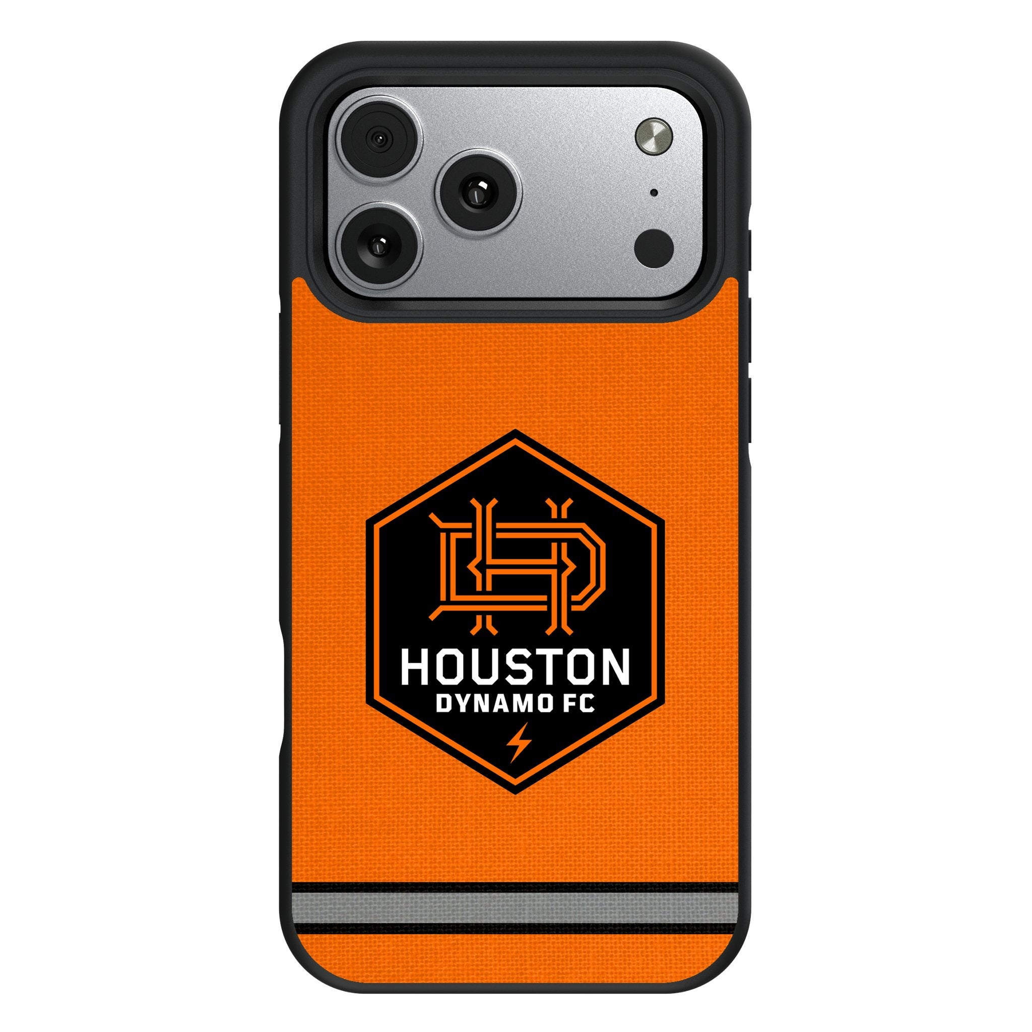 Houston Dynamo Stripe Bump Phone Case for Apple iPhone 17 Series