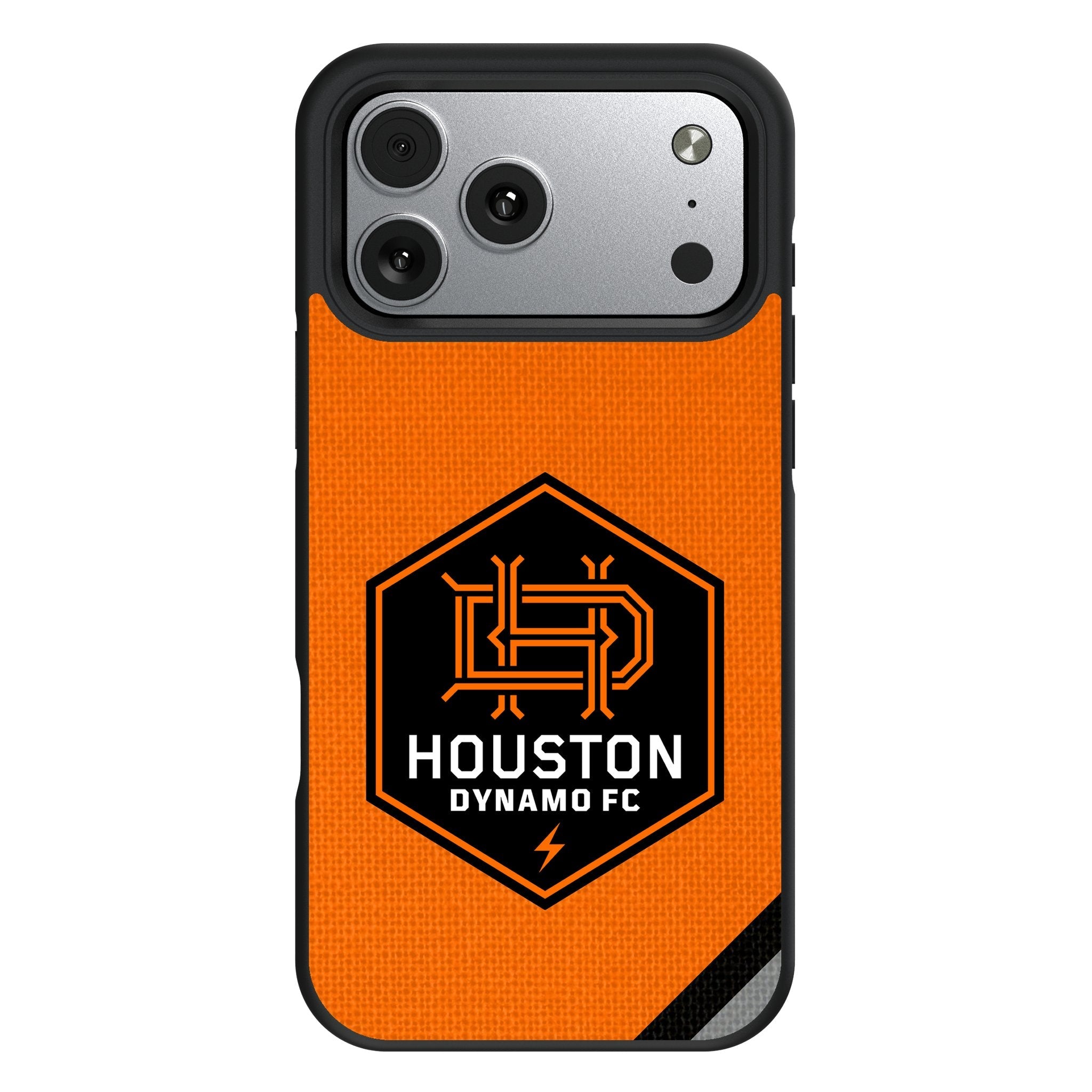 Houston Dynamo Diagonal Stripe Bump Phone Case for Apple iPhone 17 Series