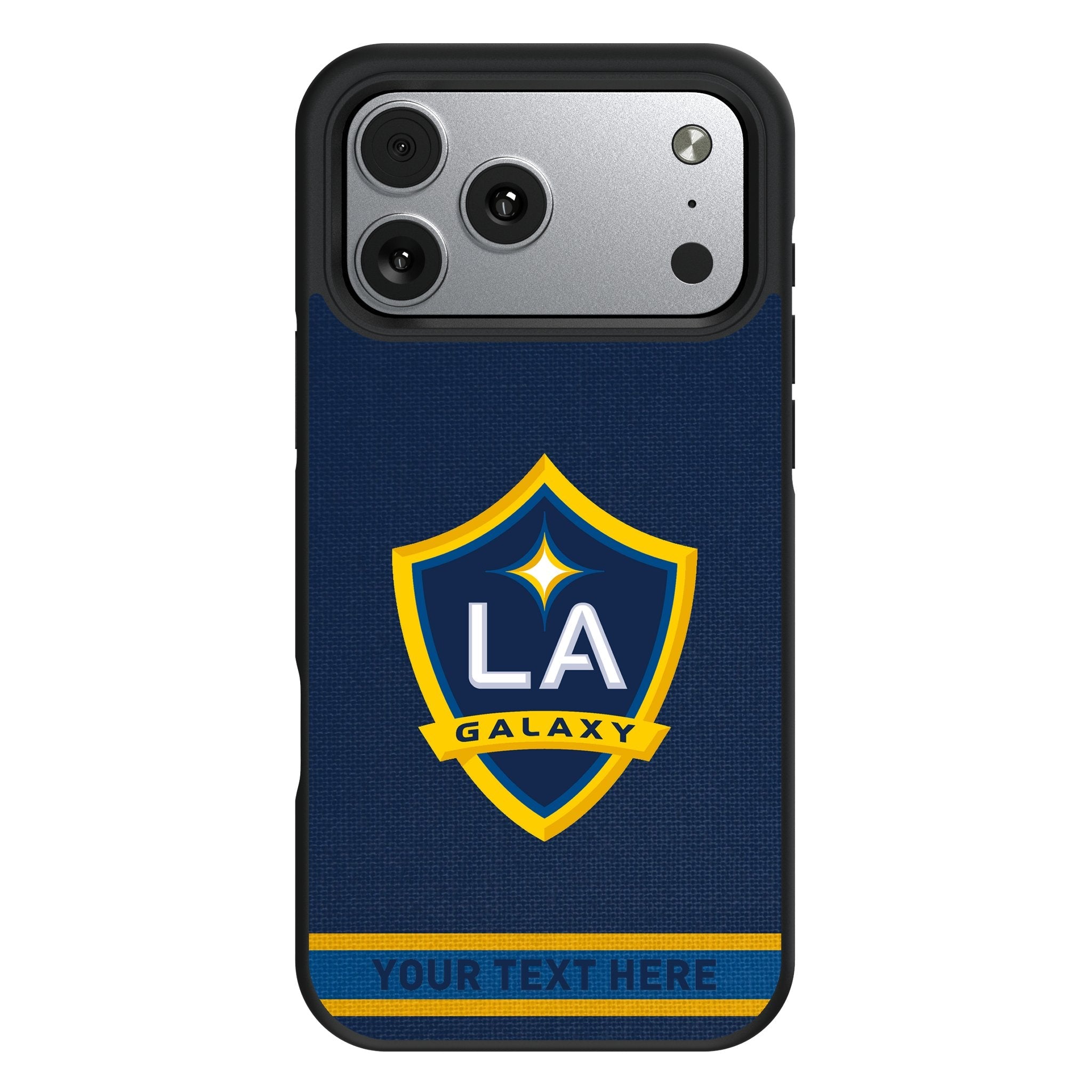 LA Galaxy Personalized Stripe Bump Phone Case for Apple iPhone 17 Series
