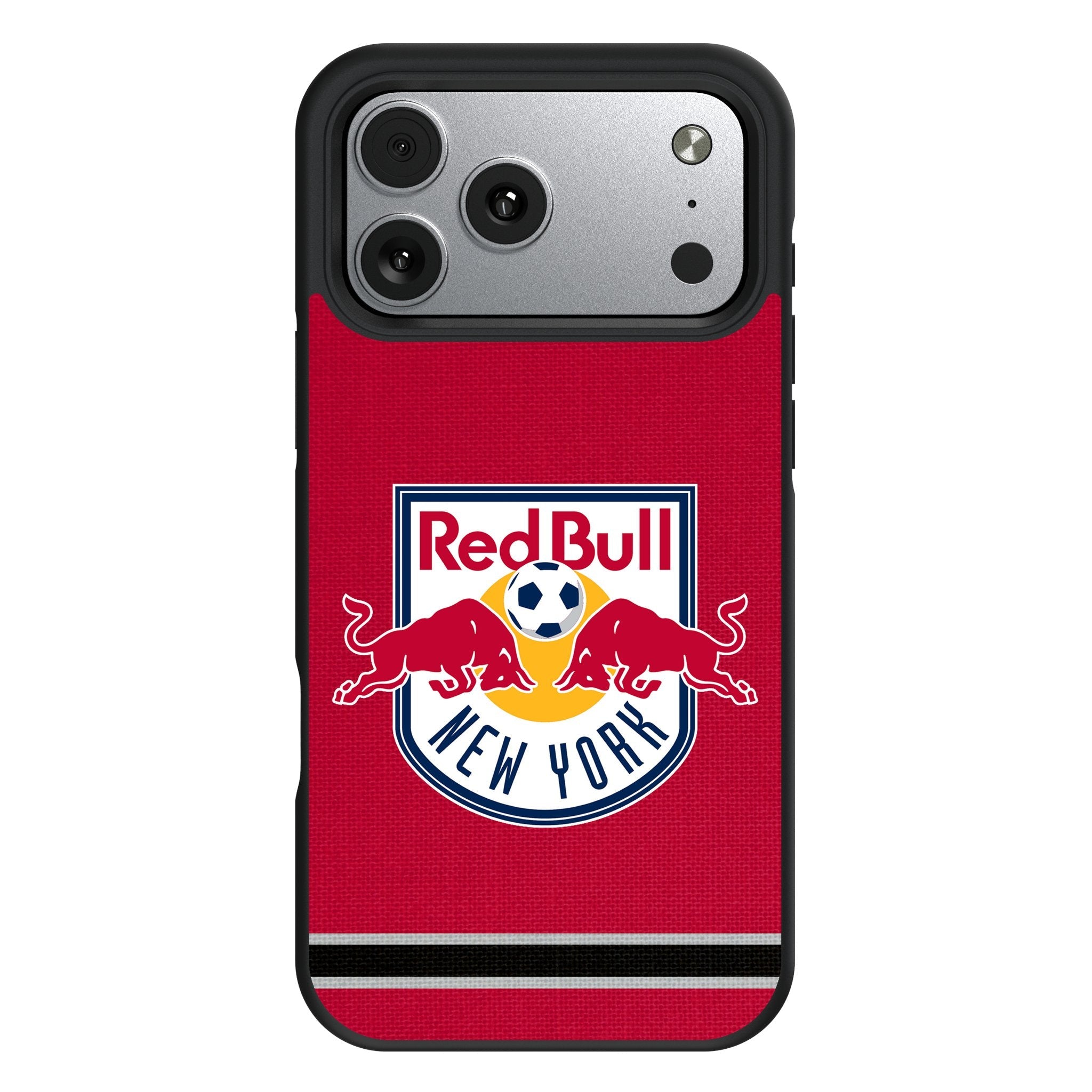 New York Red Bulls Stripe Bump Phone Case for Apple iPhone 17 Series 1