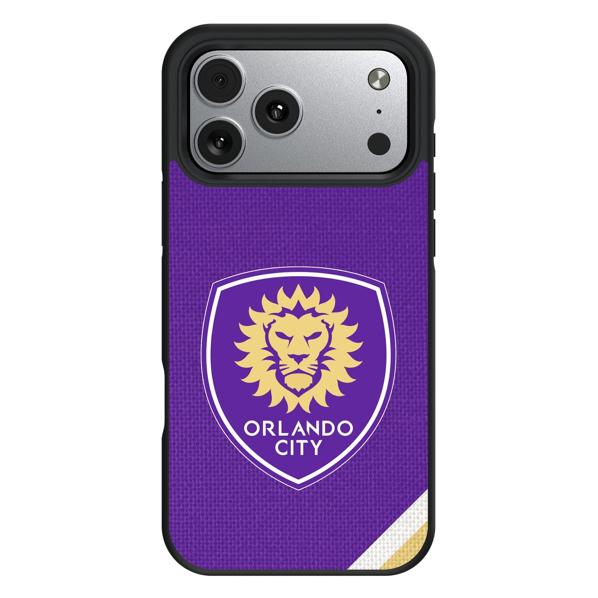 Orlando City Soccer Club Diagonal Stripe Bump Phone Case for Apple iPhone 17 Series