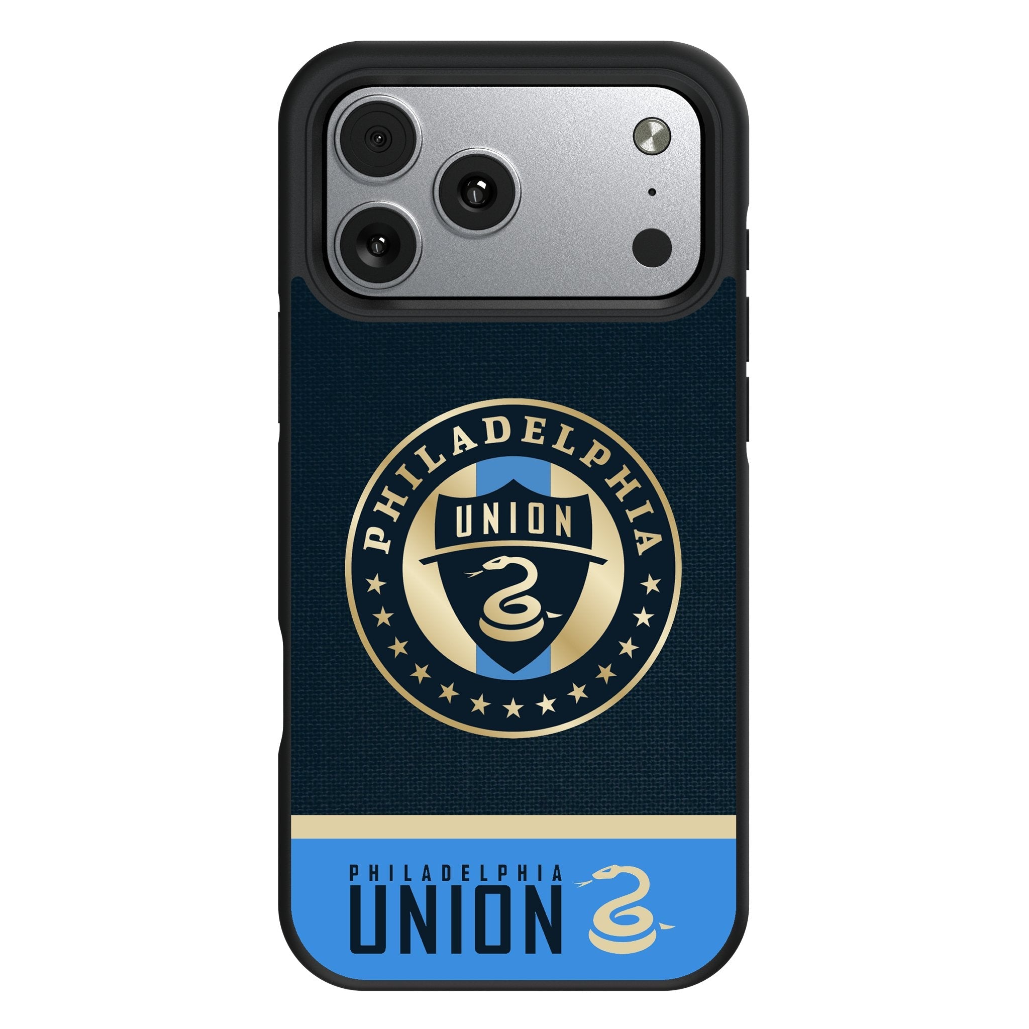 Philadelphia Union Endzone Solid Bump Phone Case for Apple iPhone 17 Series