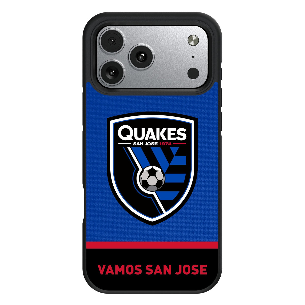 San Jose Earthquakes Endzone Solid Bump Phone Case for Apple iPhone 17 Series 1