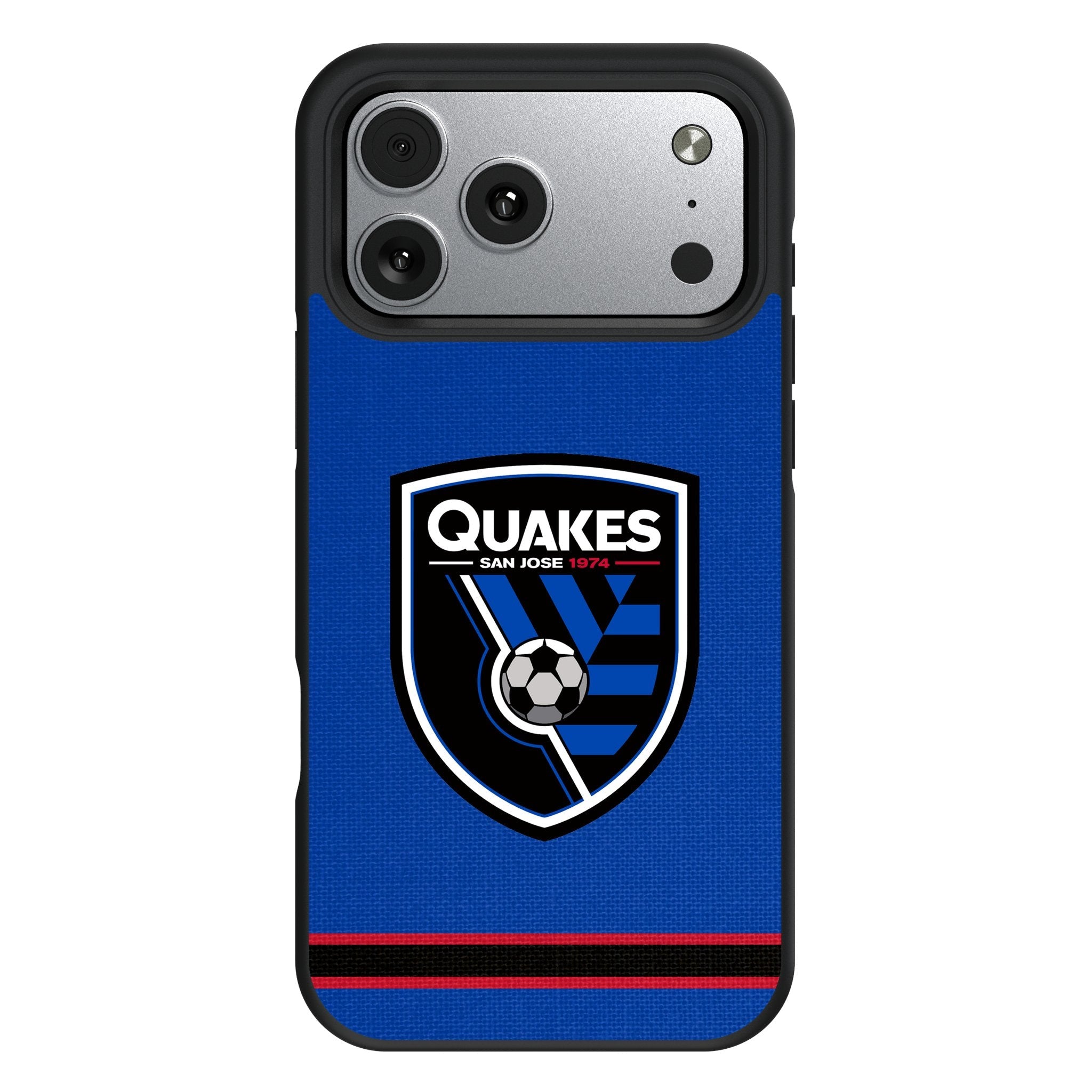 San Jose Earthquakes Stripe Bump Phone Case for Apple iPhone 17 Series 1