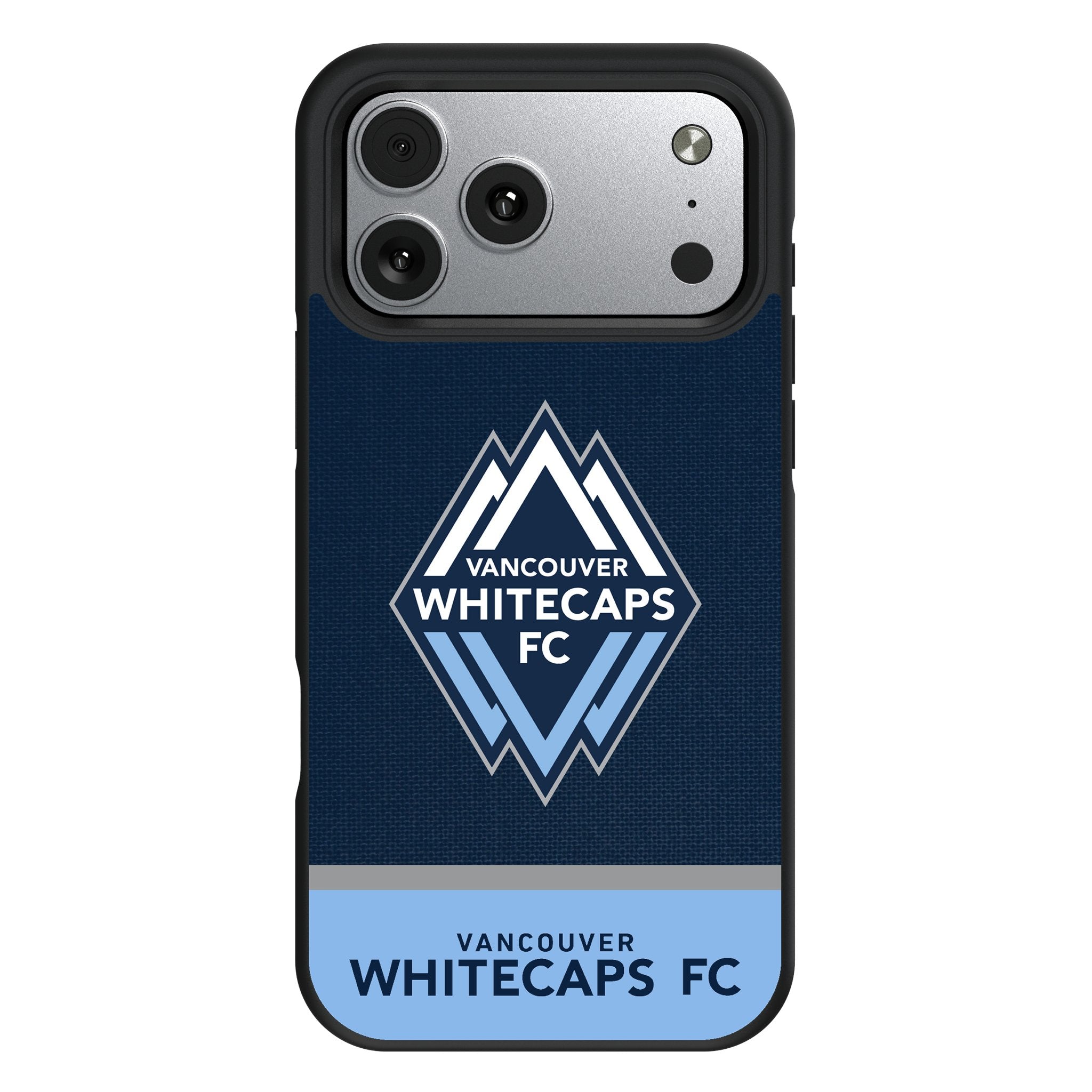 Vancouver Whitecaps Endzone Solid Bump Phone Case for Apple iPhone 17 Series