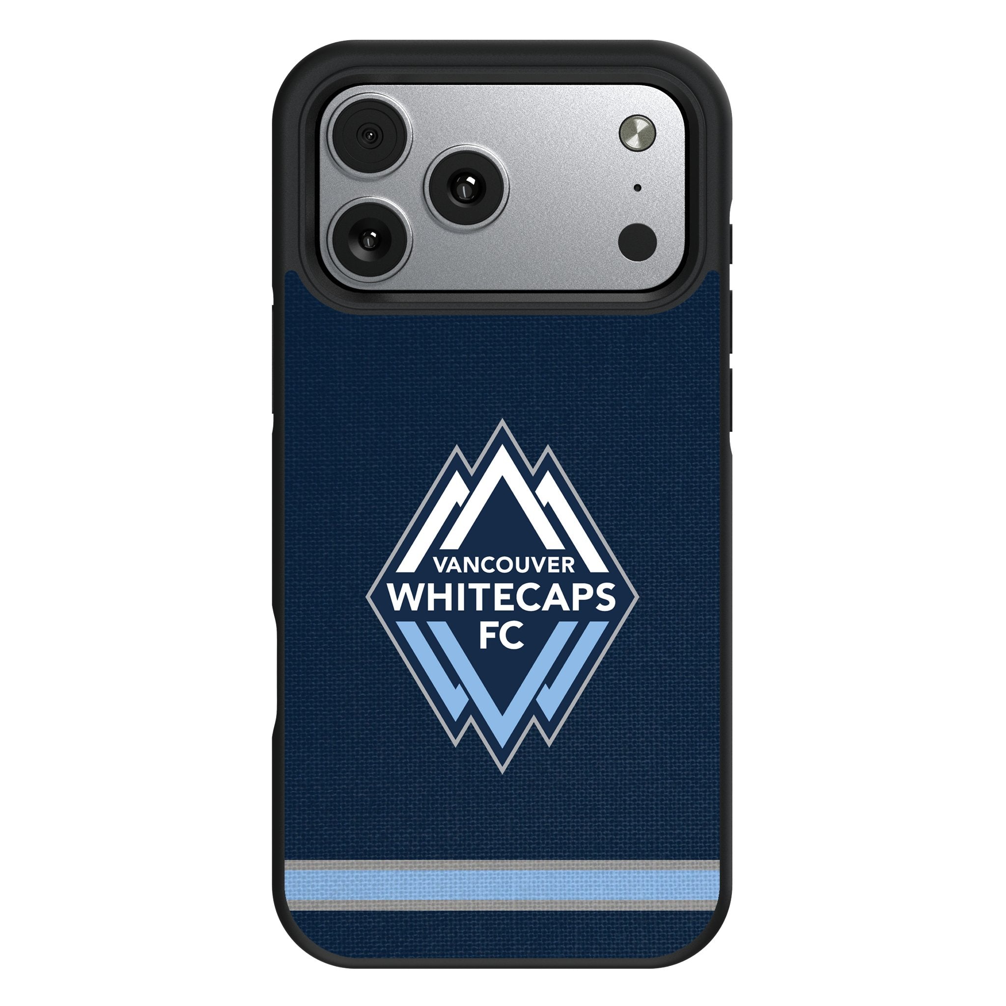 Vancouver Whitecaps Stripe Bump Phone Case for Apple iPhone 17 Series