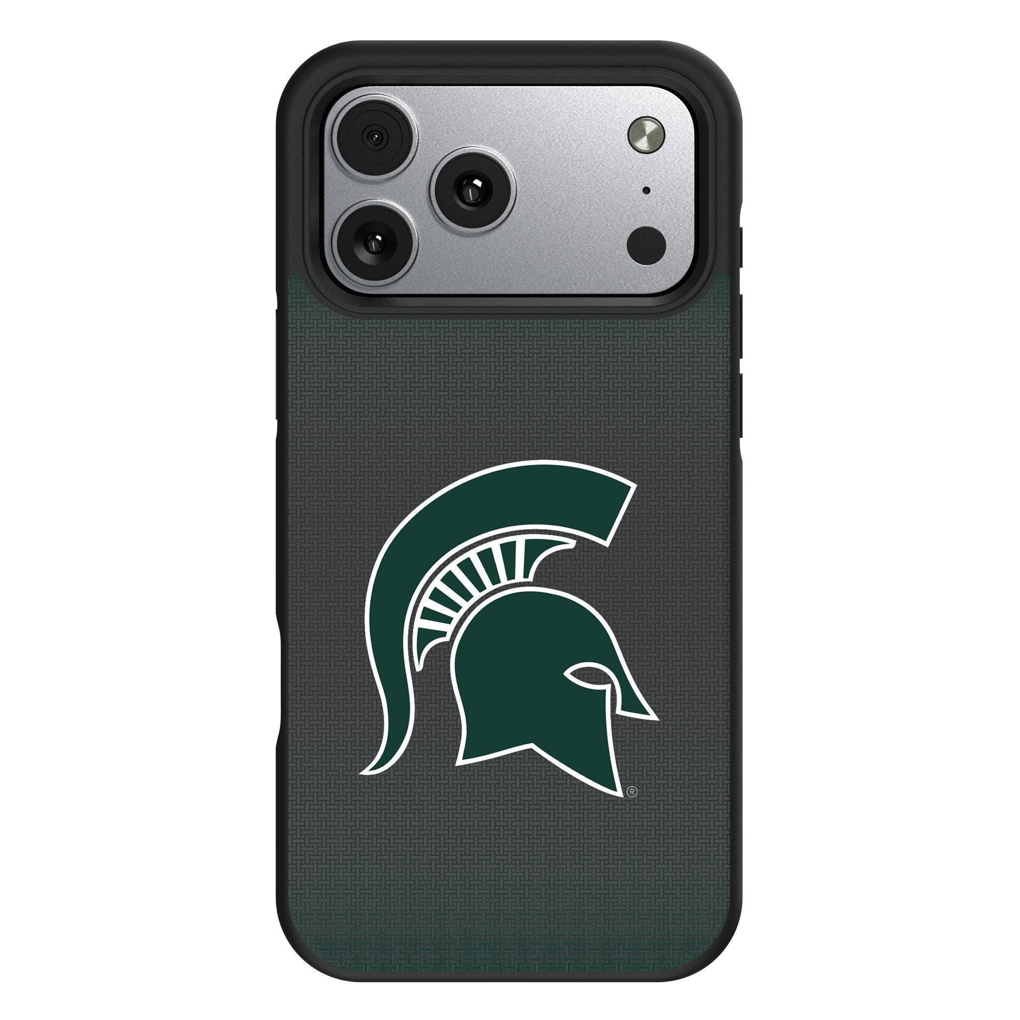 Michigan State University Spartans Linen Bump Phone Case for Apple iPhone 17 Series 1