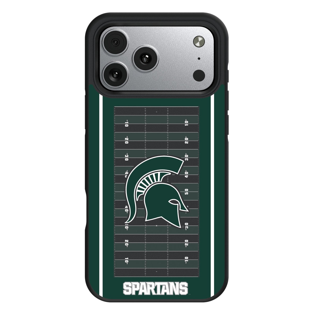 Michigan State University Spartans Field Bump Phone Case for Apple iPhone 17 Series