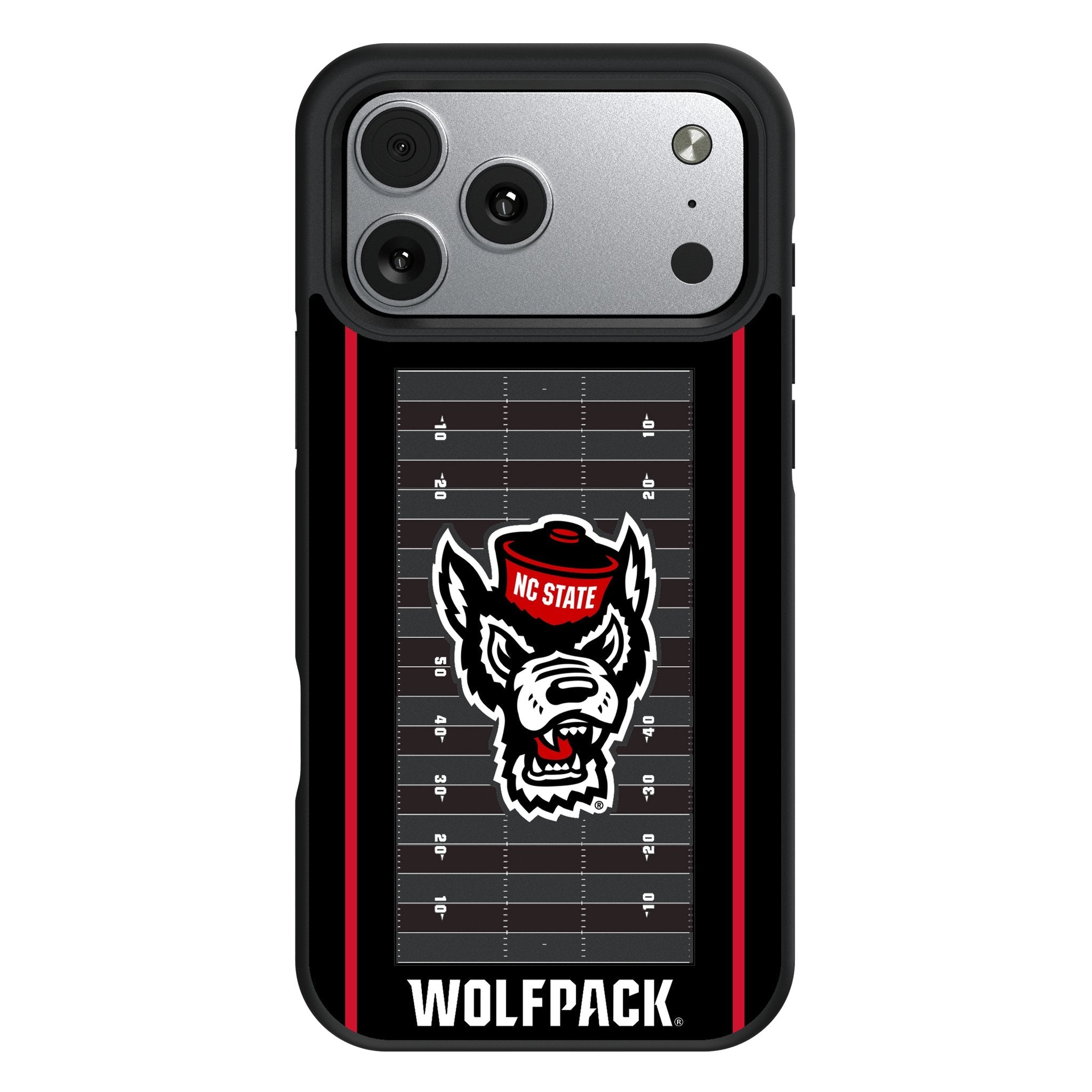 North Carolina State University Wolfpack Field Bump Phone Case for Apple iPhone 17 Series
