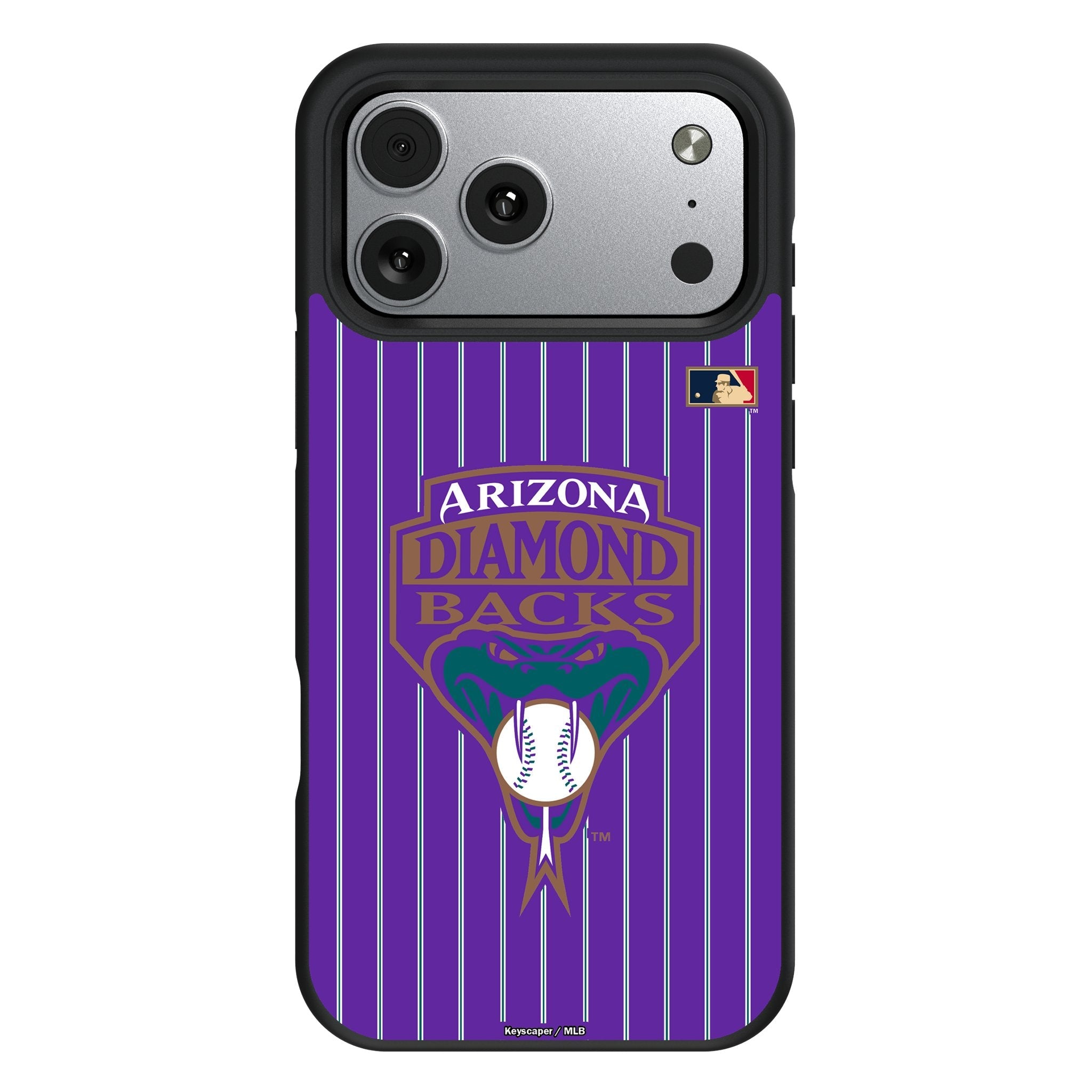 Arizona Diamondbacks 1999-2006 - Cooperstown Collection Pinstripe Bump Phone Case for Apple iPhone 17 Series 1