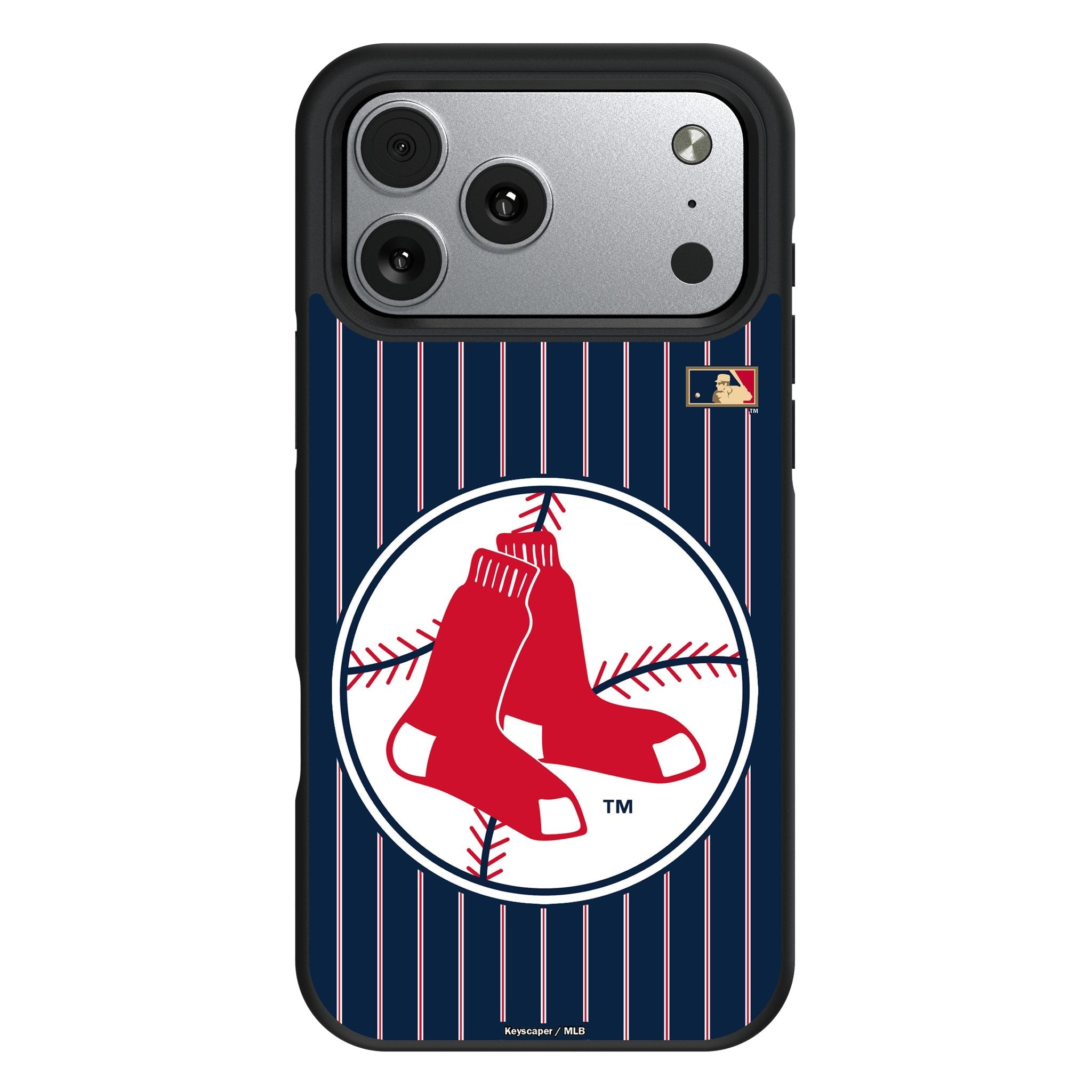Boston Red Sox 1970-1975 - Cooperstown Collection Pinstripe Bump Phone Case for Apple iPhone 17 Series