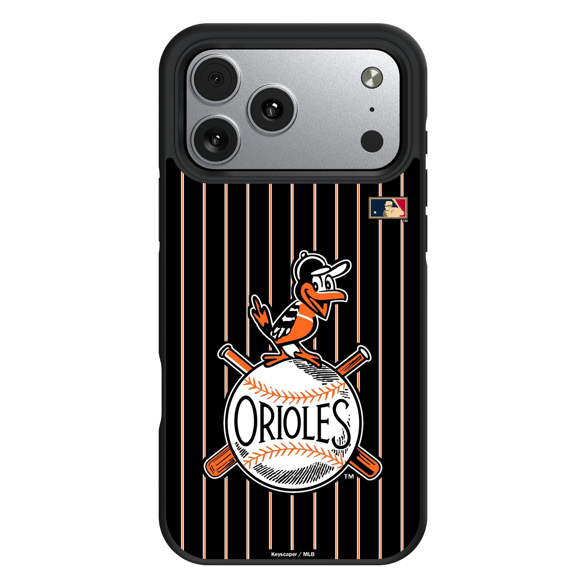 Baltimore Orioles 1954-1963 - Cooperstown Collection Pinstripe Bump Phone Case for Apple iPhone 17 Series