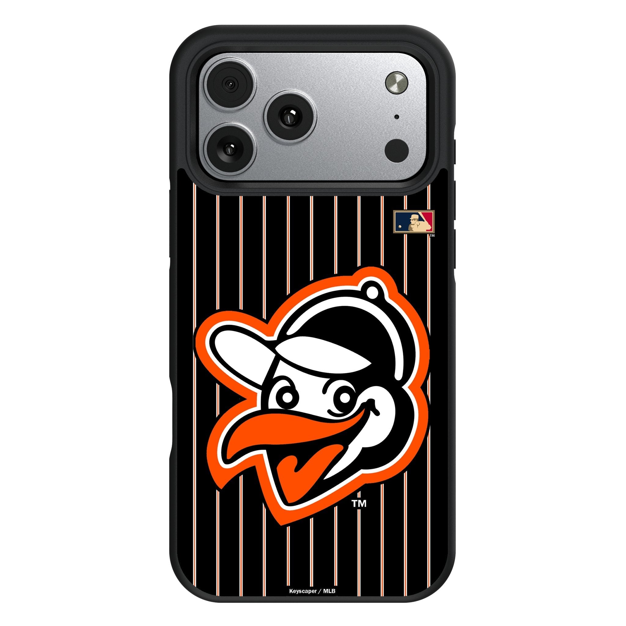 Baltimore Orioles 1955 - Cooperstown Collection Pinstripe Bump Phone Case for Apple iPhone 17 Series