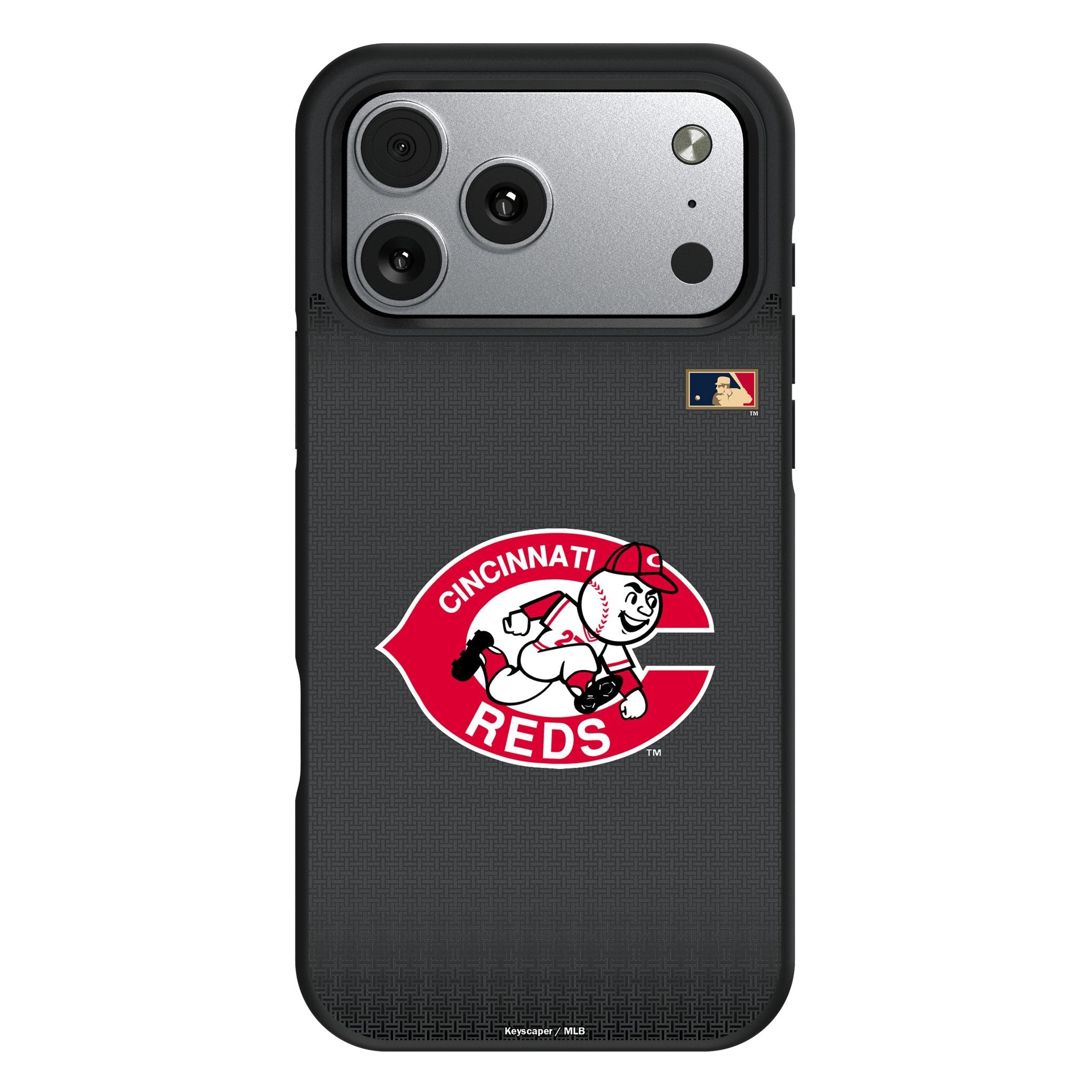 Cincinnati Reds 1974-1992 - Cooperstown Collection Linen Bump Phone Case for Apple iPhone 17 Series 1