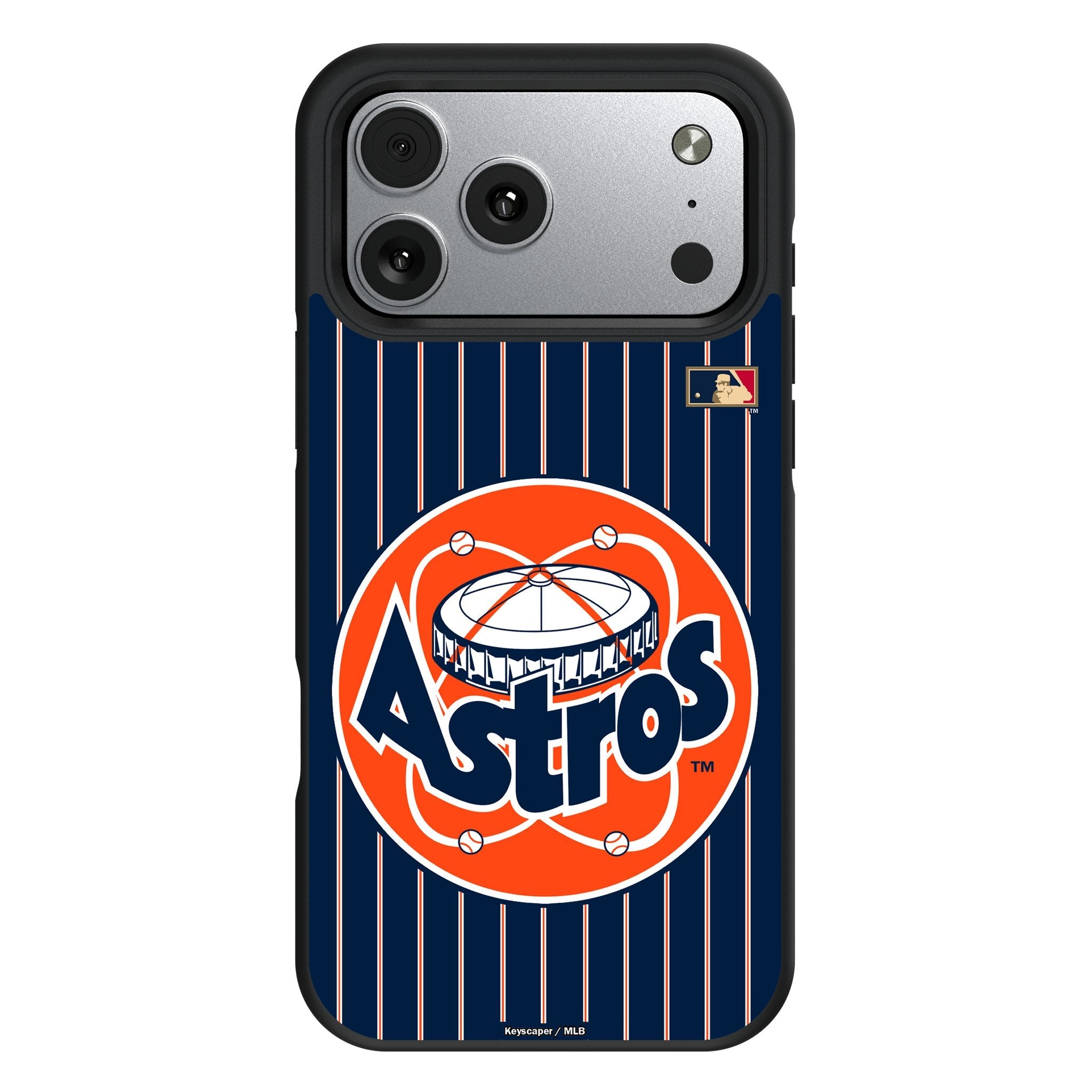 Houston Astros 1977-1993 - Cooperstown Collection Pinstripe Bump Phone Case for Apple iPhone 17 Series 1