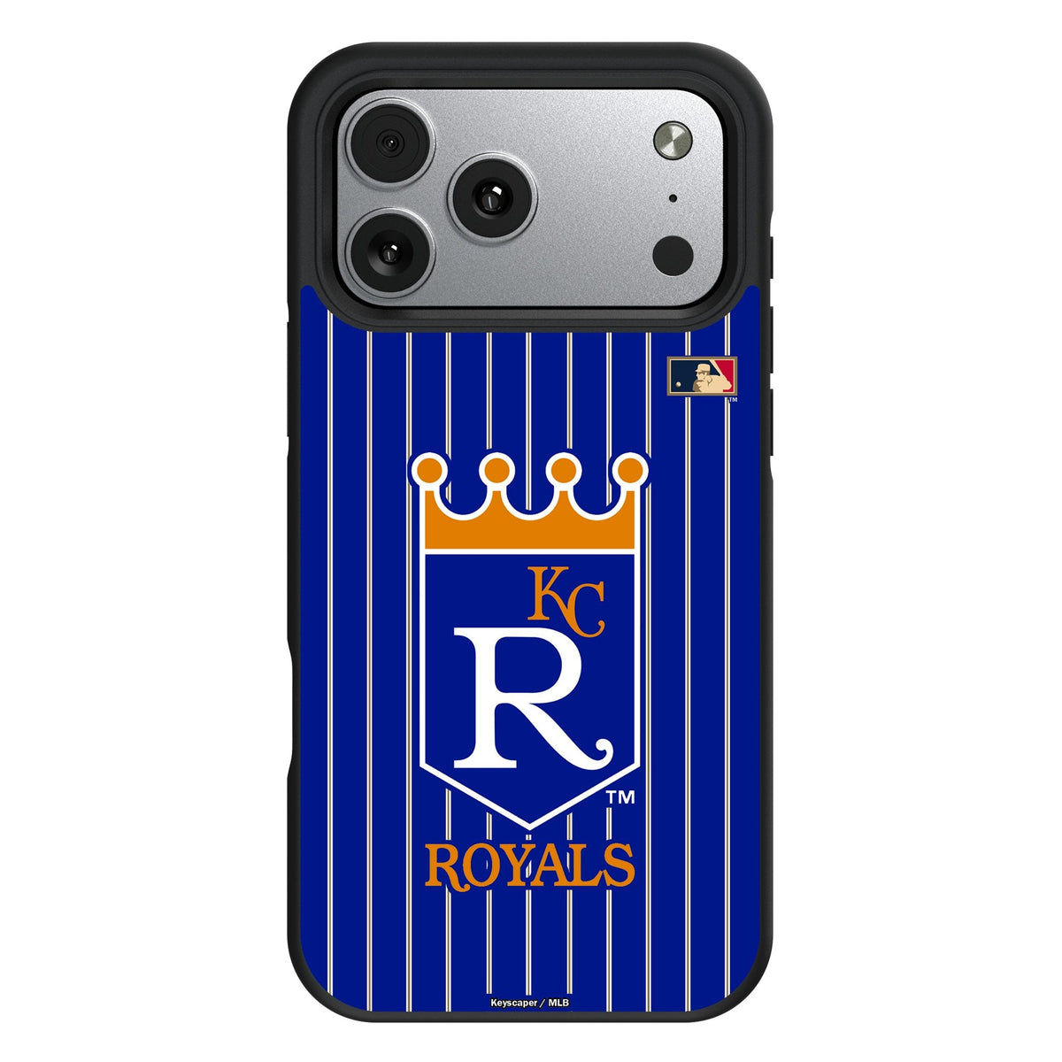 Kansas City Royals 1969-1978 - Cooperstown Collection Pinstripe Bump Phone Case for Apple iPhone 17 Series 1