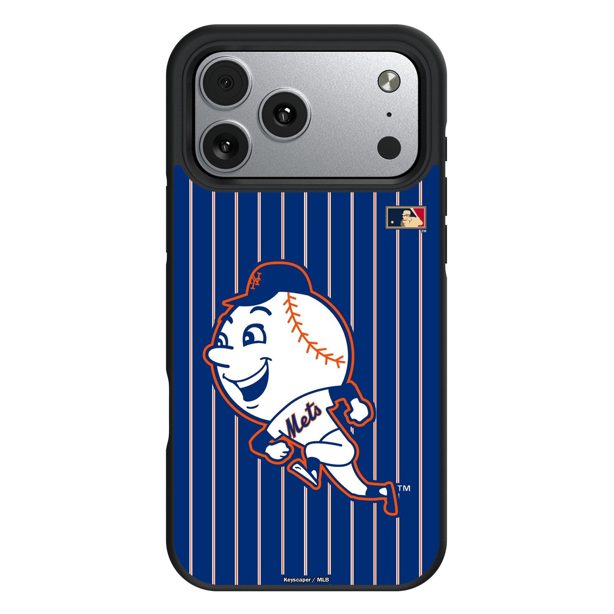 New York Mets 2014 - Cooperstown Collection Pinstripe Bump Phone Case for Apple iPhone 17 Series 1
