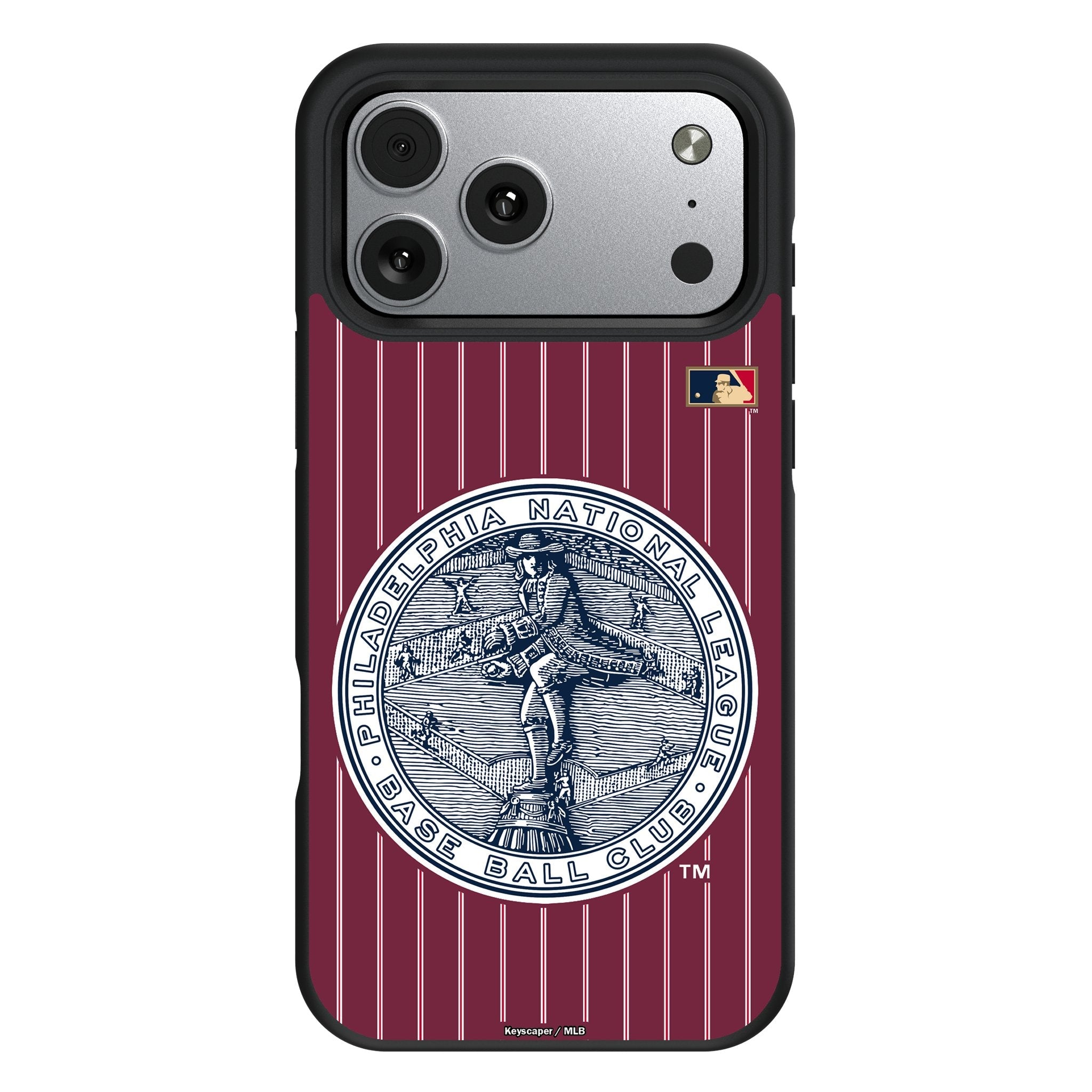 Philadelphia Phillies 1915-1943 - Cooperstown Collection Pinstripe Bump Phone Case for Apple iPhone 17 Series