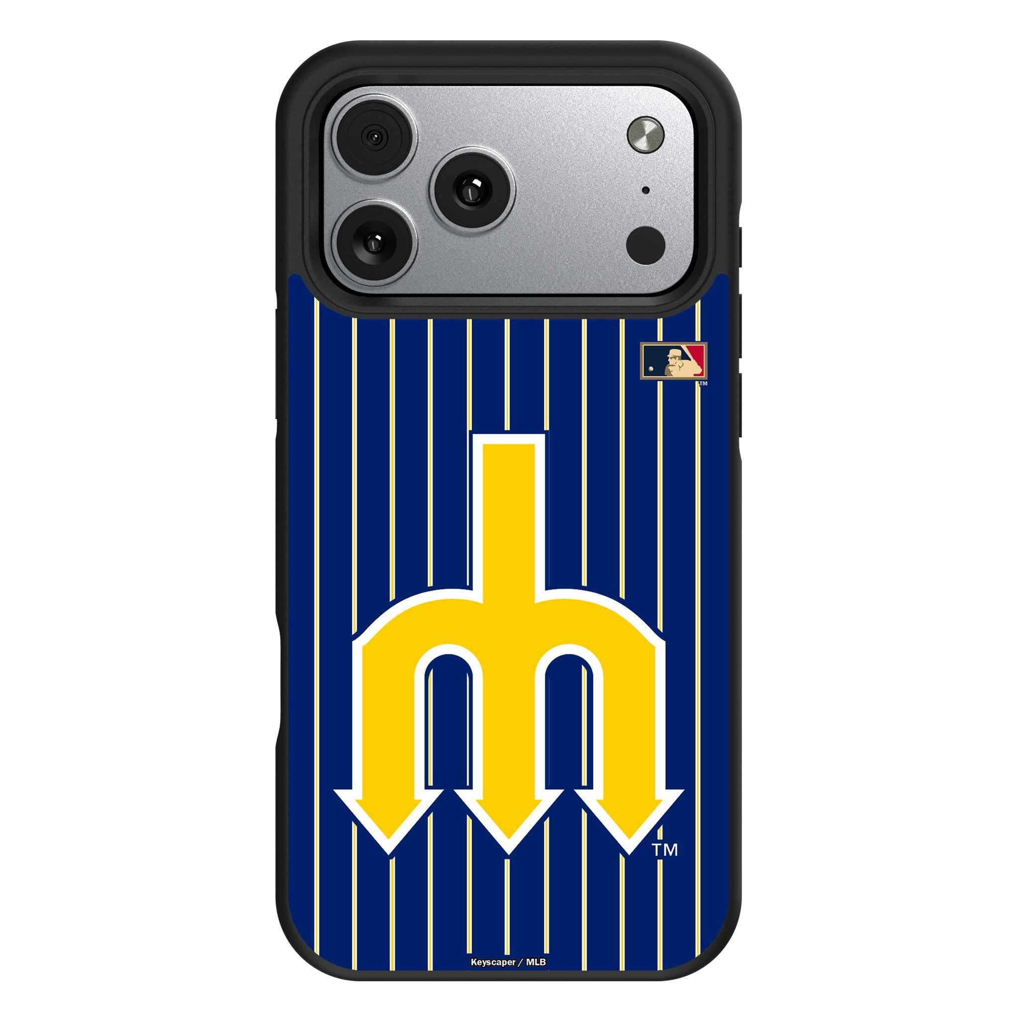 Seattle Mariners 1977-1980 - Cooperstown Collection Pinstripe Bump Phone Case for Apple iPhone 17 Series 1