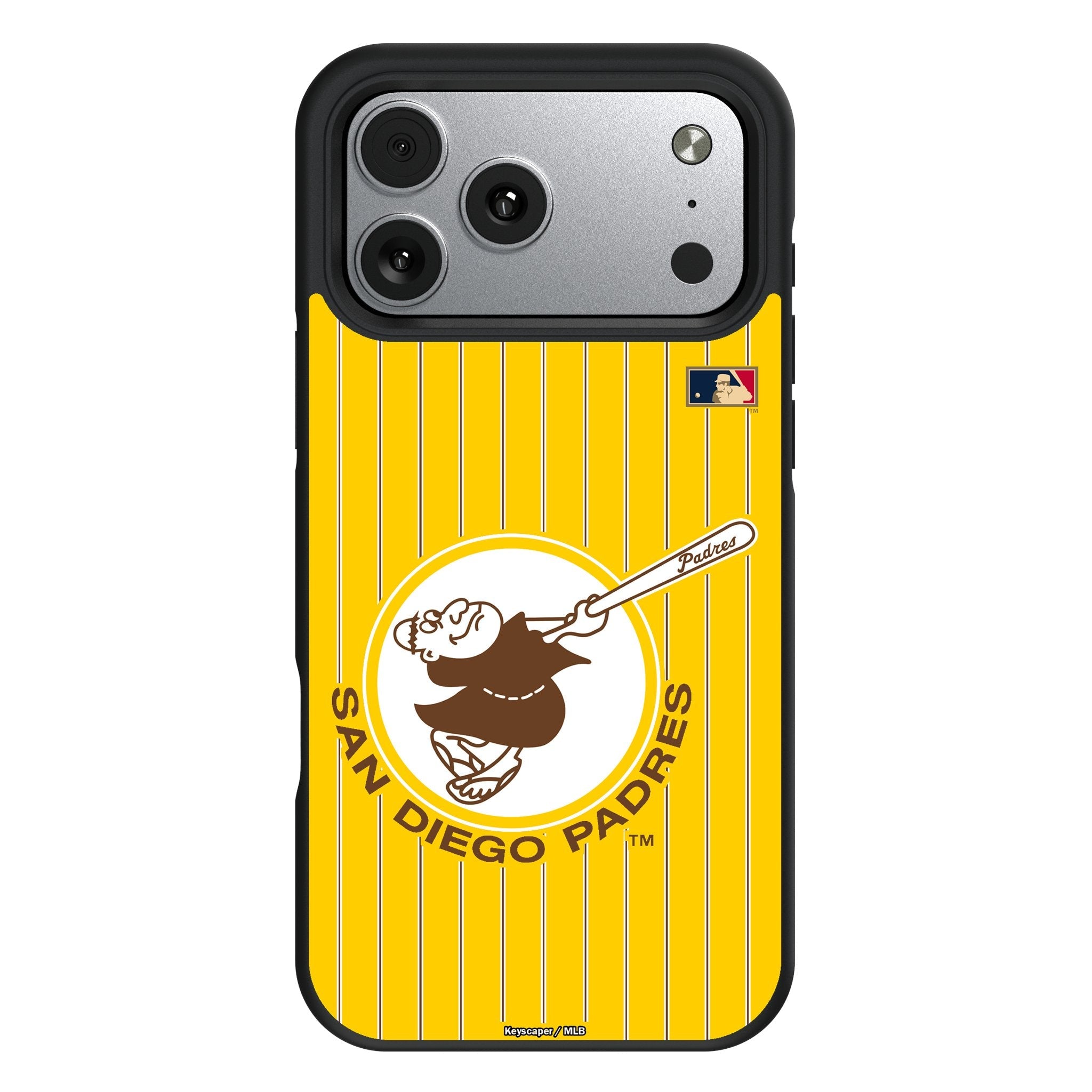 San Diego Padres 1969-1984 - Cooperstown Collection Pinstripe Bump Phone Case for Apple iPhone 17 Series