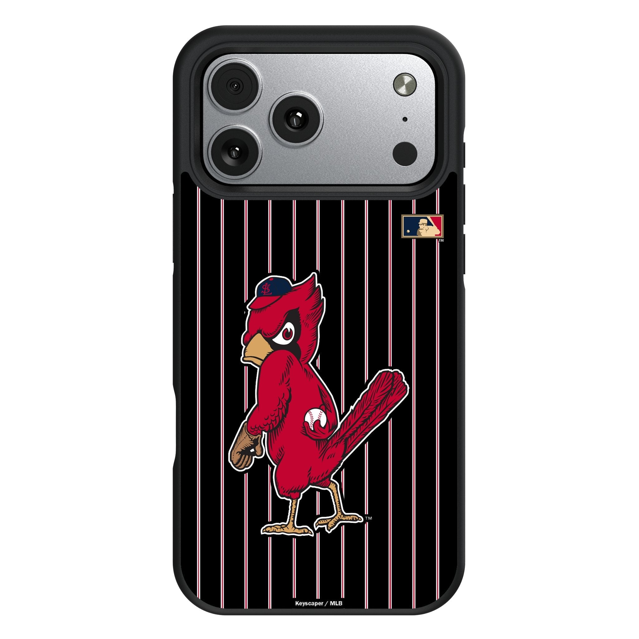 St Louis Cardinals 1950s - Cooperstown Collection Pinstripe Bump Phone Case for Apple iPhone 17 Series