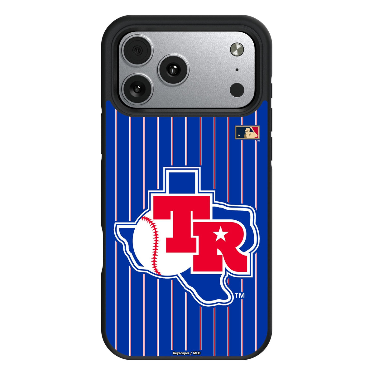 Texas Rangers 1981-1983 - Cooperstown Collection Pinstripe Bump Phone Case for Apple iPhone 17 Series