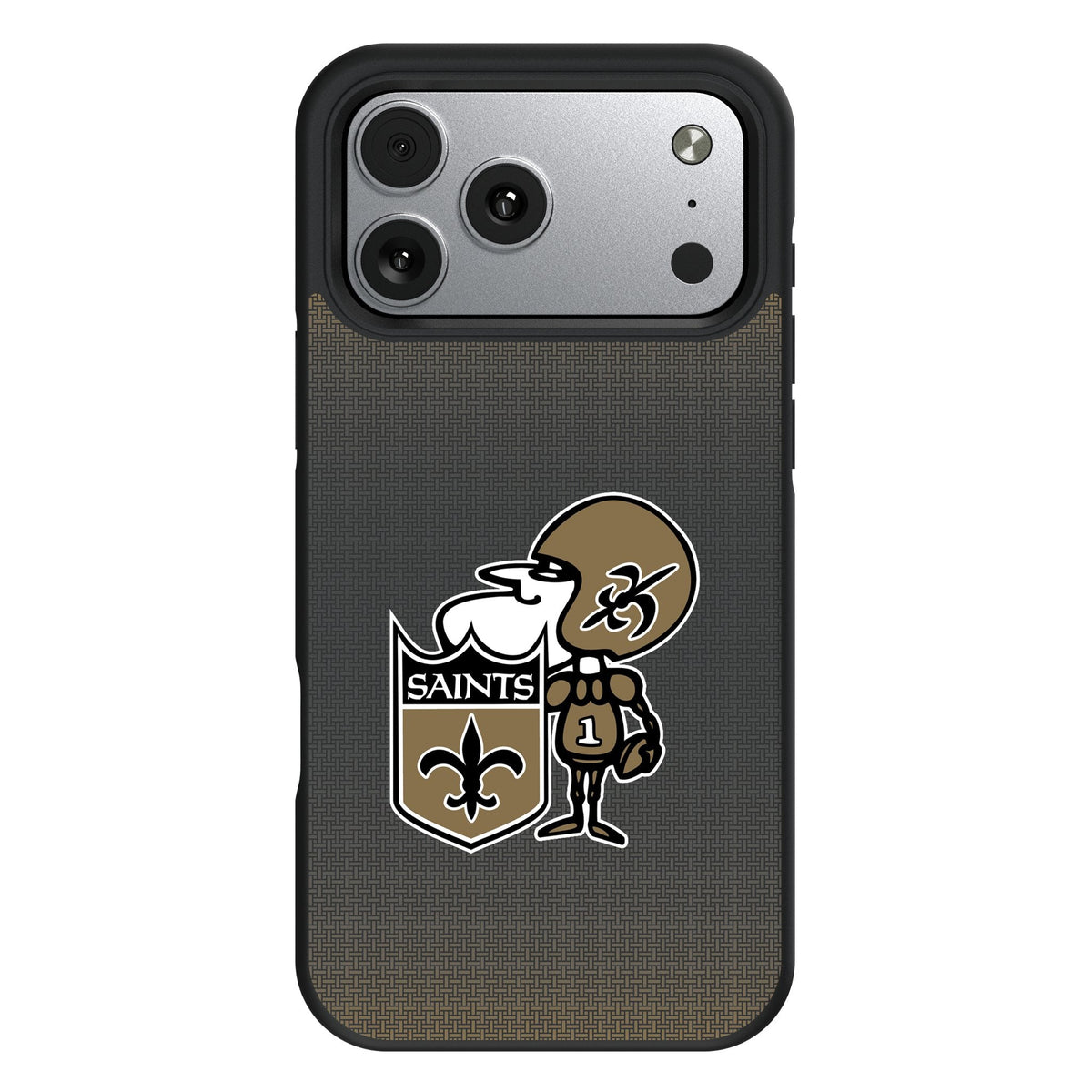 New Orleans Saints Historic Collection Linen Bump Phone Case for Apple iPhone 17 Series 1