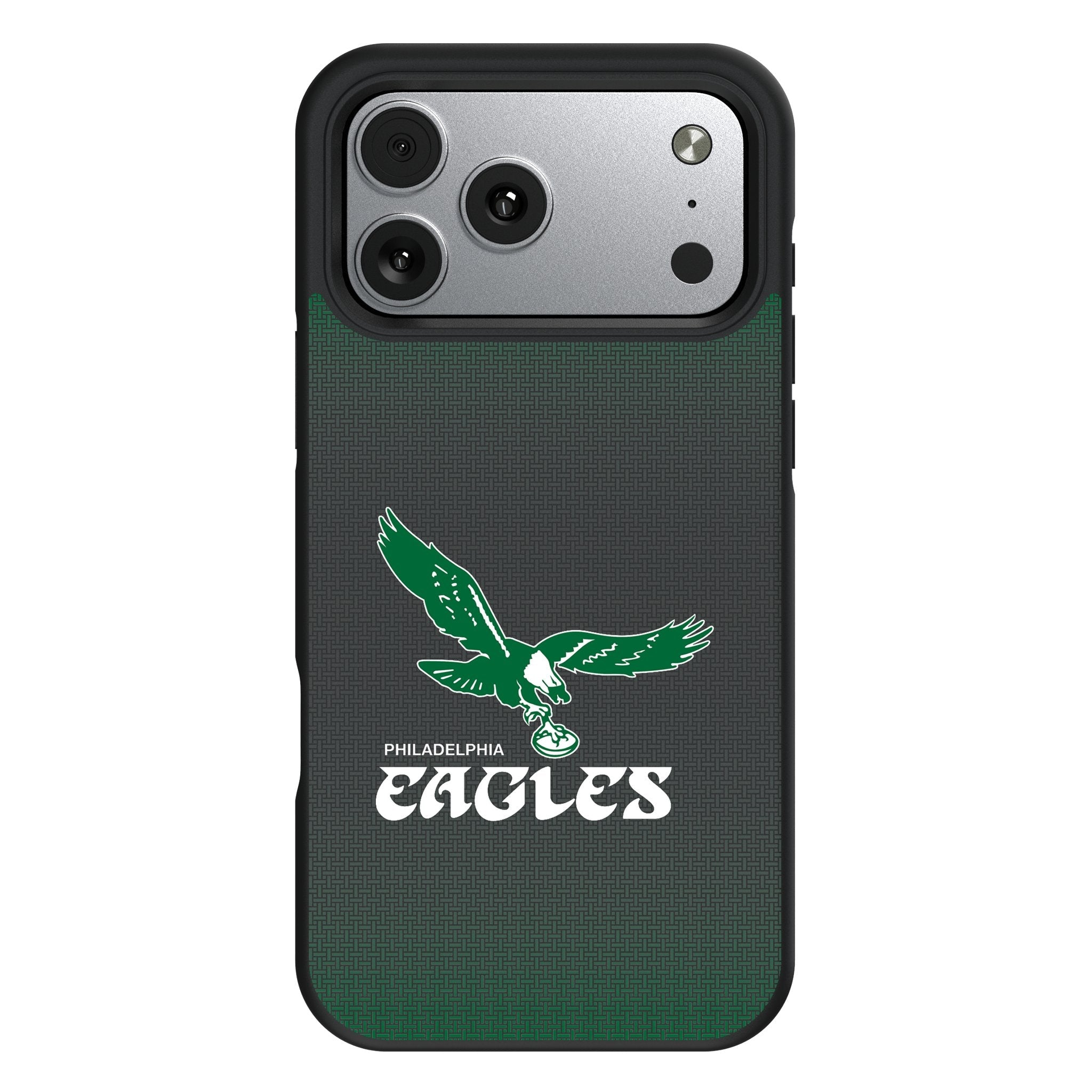 Philadelphia Eagles 1973-1995 Historic Collection Linen Bump Phone Case for Apple iPhone 17 Series 1