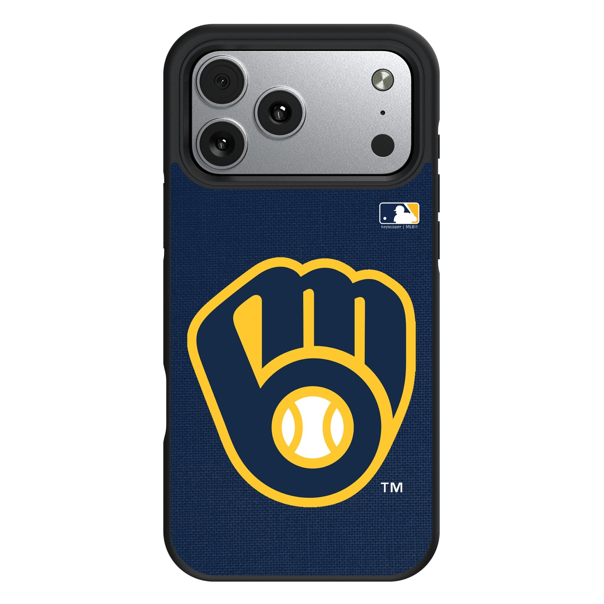 Milwaukee Brewers Solid Bump Phone Case for Apple iPhone 17 Series 1