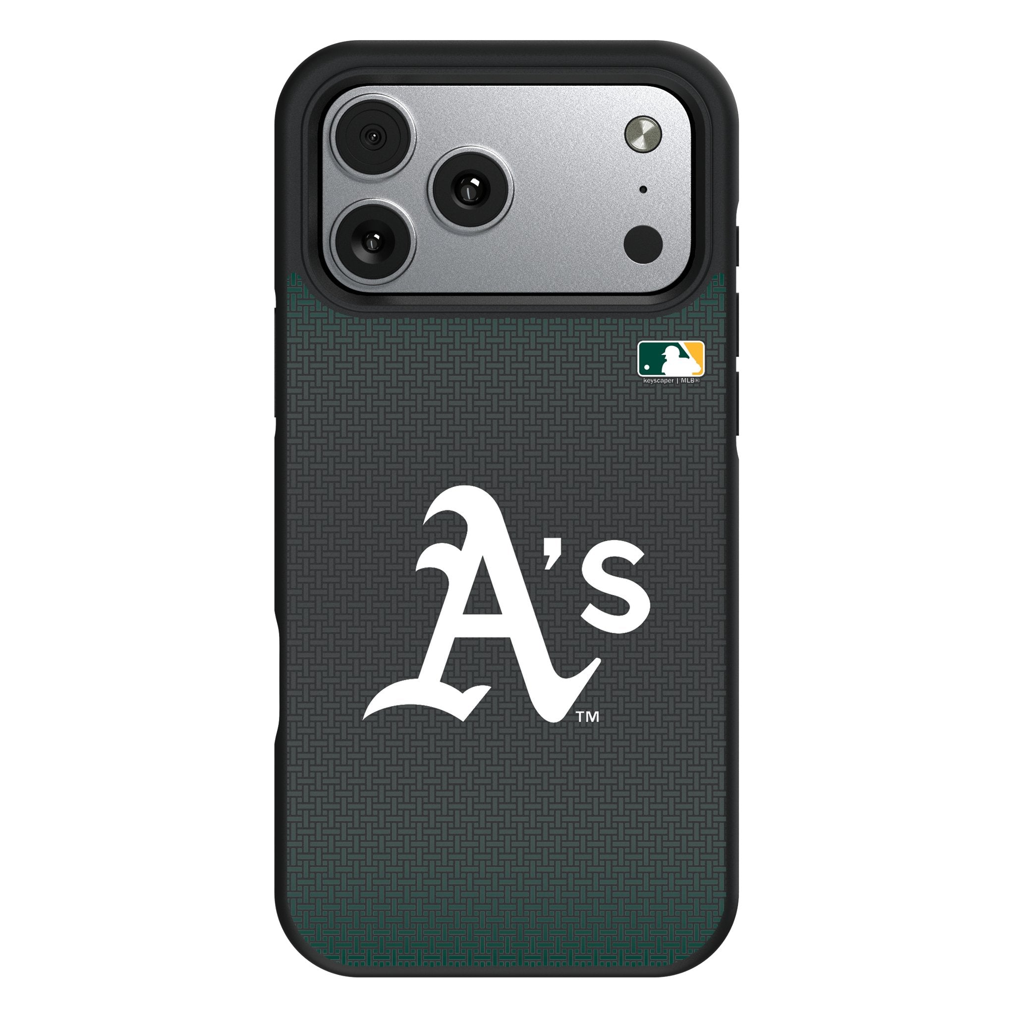 Oakland Athletics Linen Bump Phone Case for Apple iPhone 17 Series 1