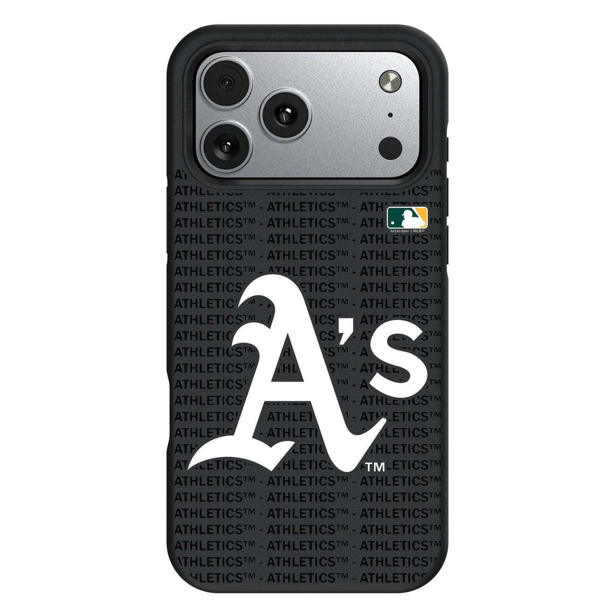 Oakland Athletics Text Backdrop Bump Phone Case for Apple iPhone 17 Series 1