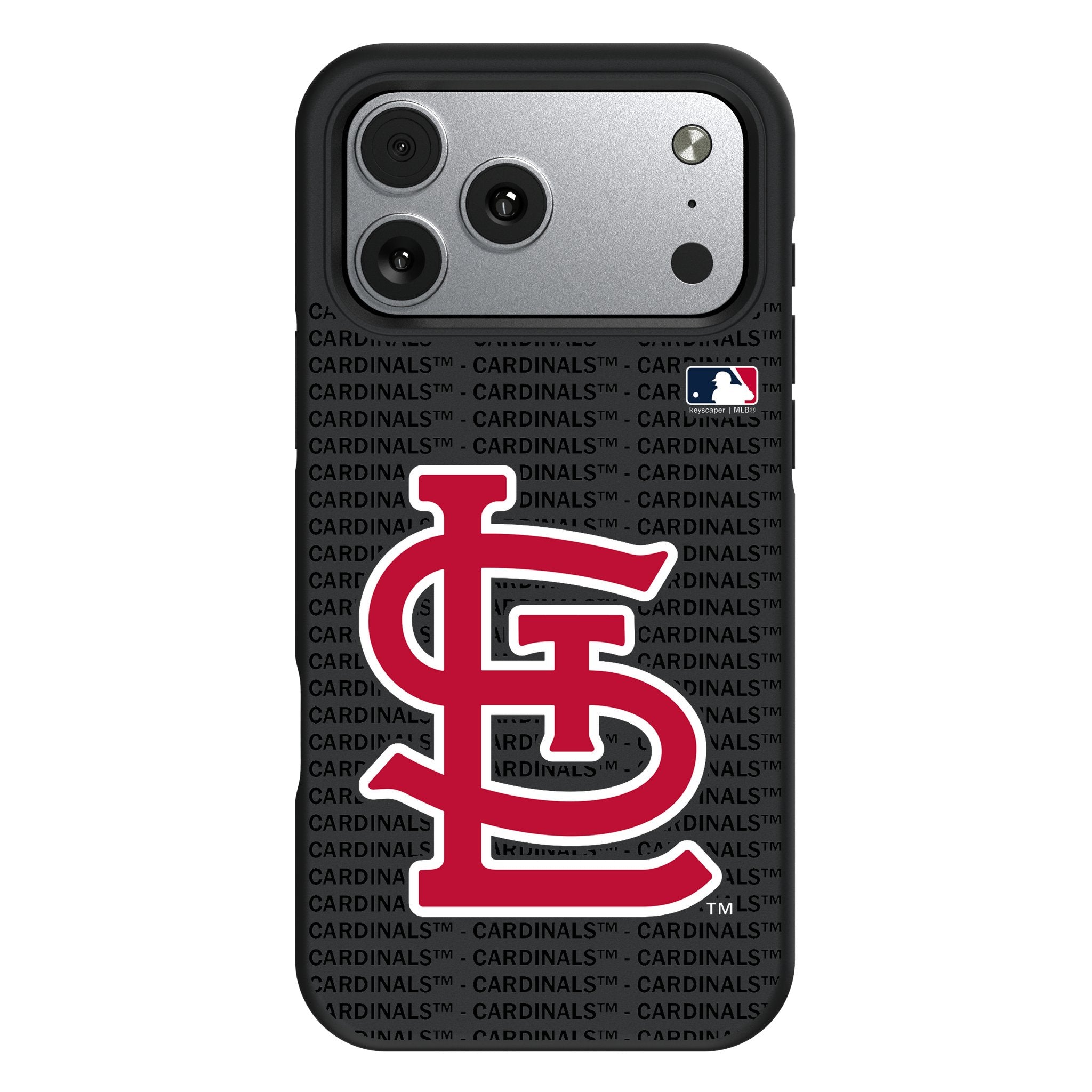St Louis Cardinals Text Backdrop Bump Phone Case for Apple iPhone 17 Series