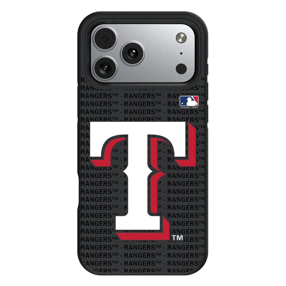 Texas Rangers Text Backdrop Bump Phone Case for Apple iPhone 17 Series