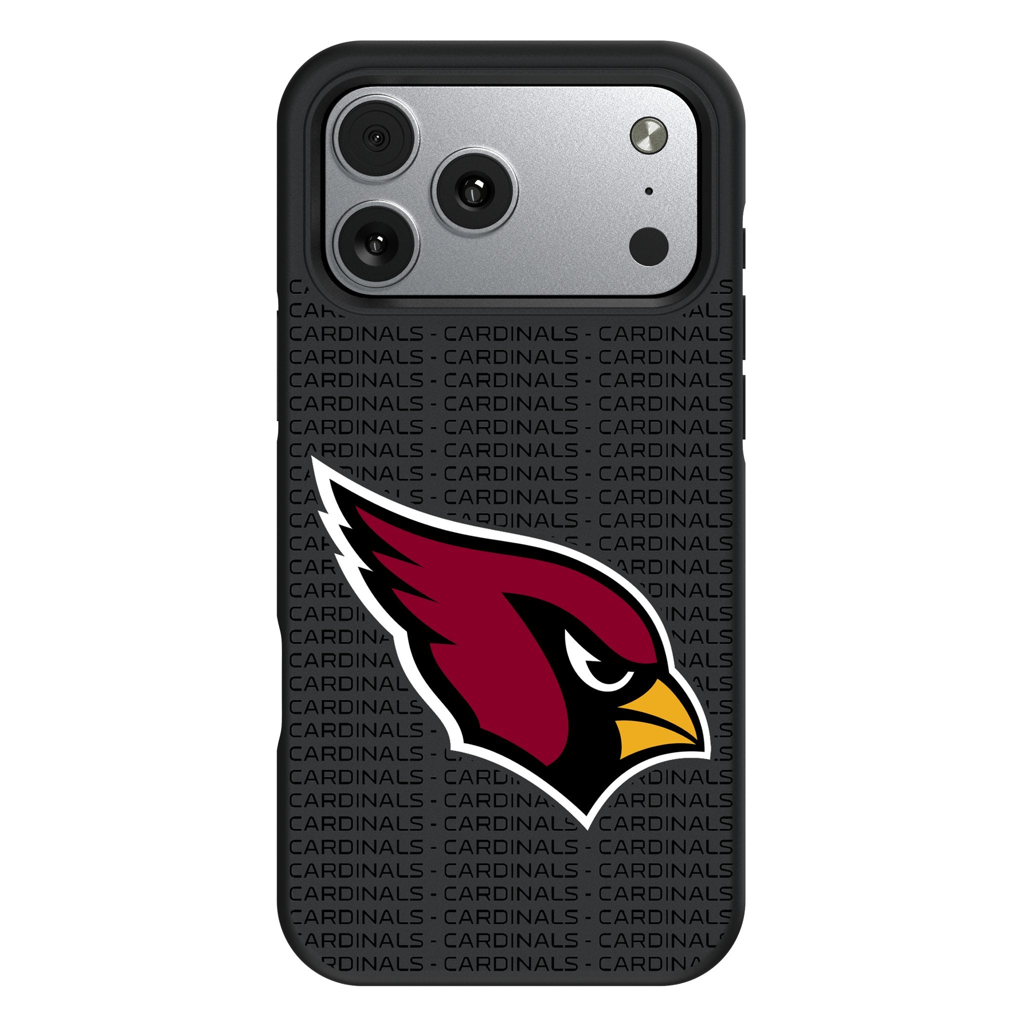 Arizona Cardinals Text Backdrop Bump Phone Case for Apple iPhone 17 Series 1