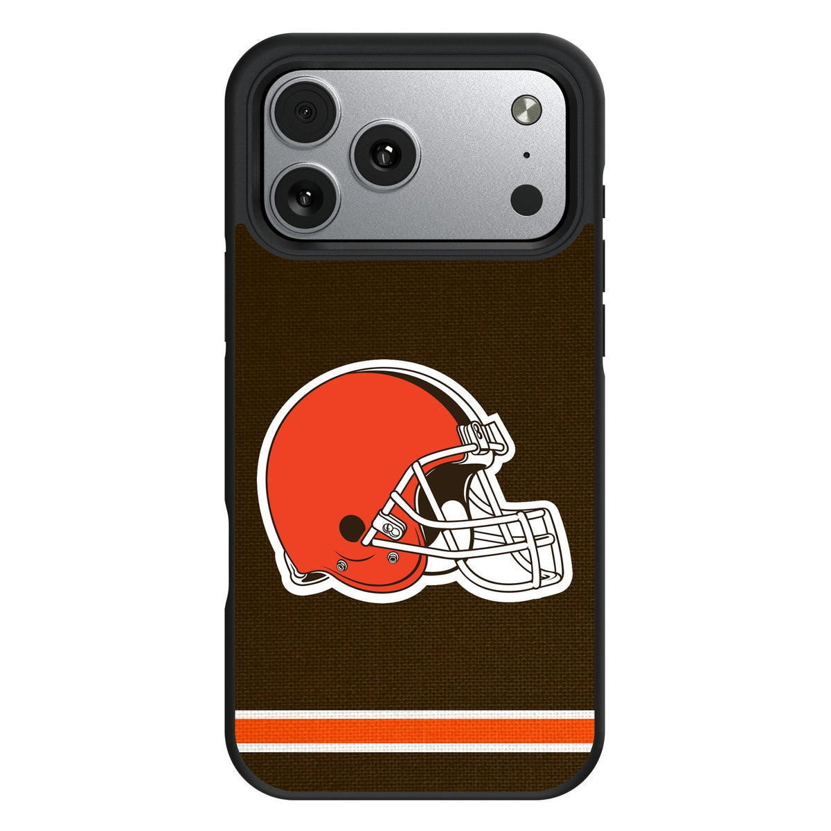 Cleveland Browns Stripe Bump Phone Case for Apple iPhone 17 Series