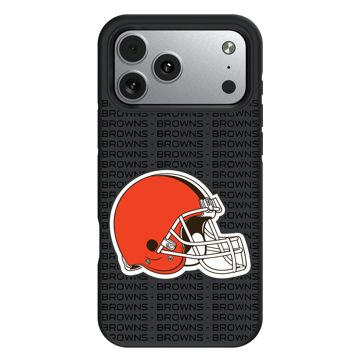 Cleveland Browns Text Backdrop Bump Phone Case for Apple iPhone 17 Series