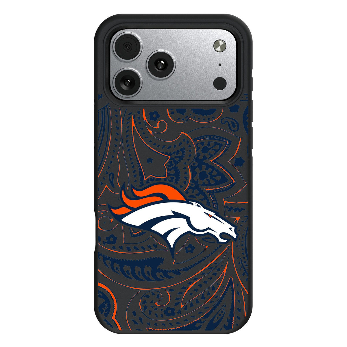 Denver Broncos Paisley Bump Phone Case for Apple iPhone 17 Series 1