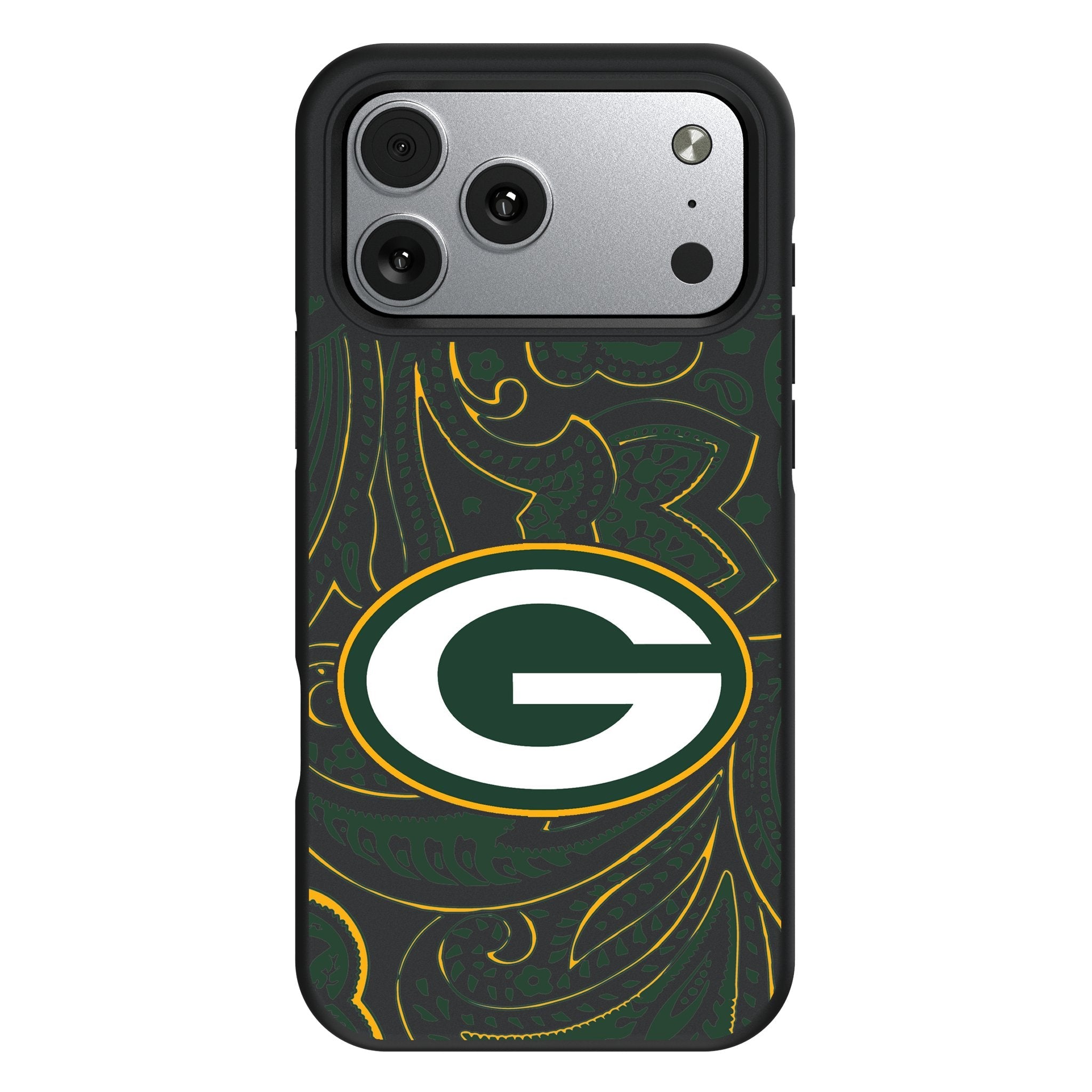 Green Bay Packers Paisley Bump Phone Case for Apple iPhone 17 Series 1