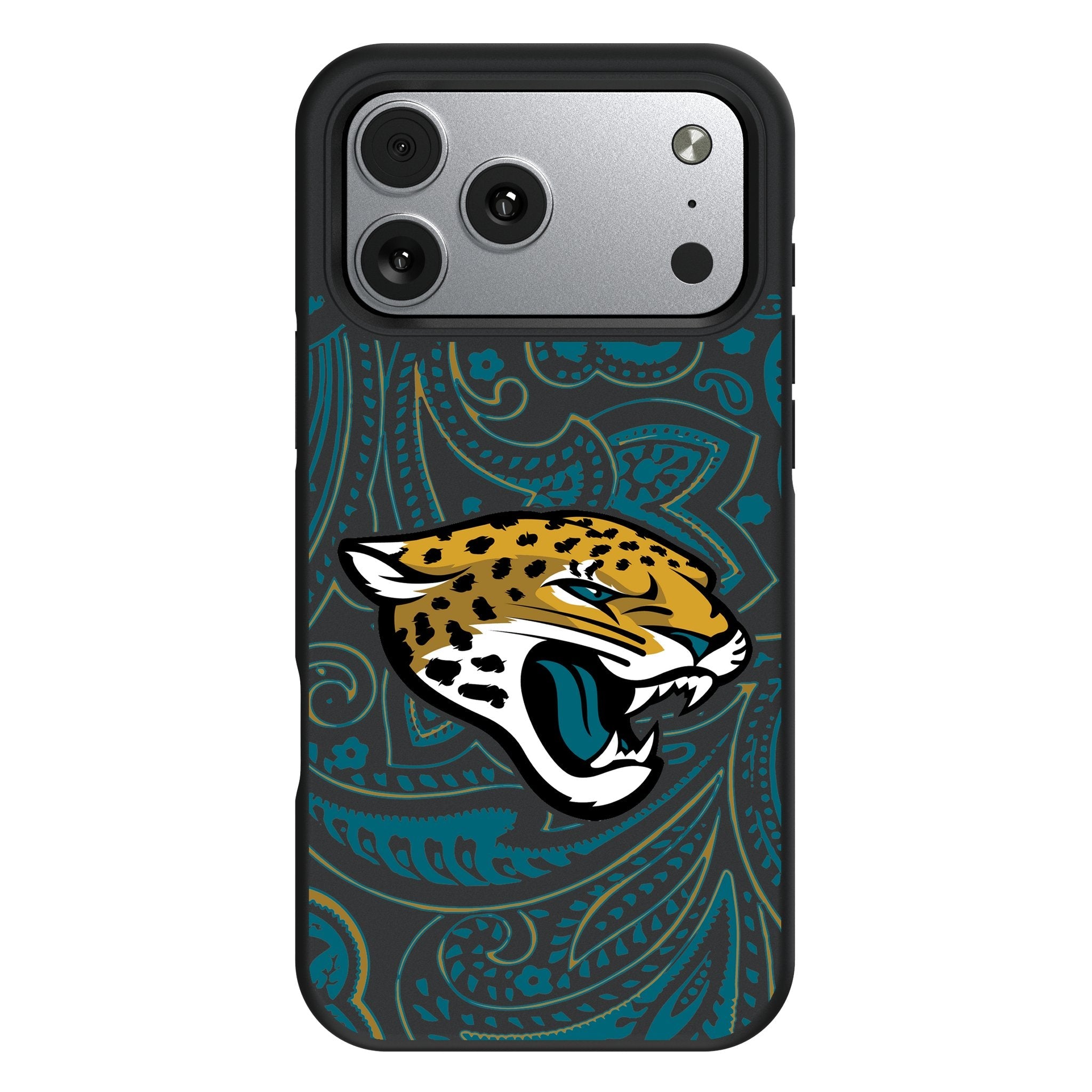 Jacksonville Jaguars Paisley Bump Phone Case for Apple iPhone 17 Series 1